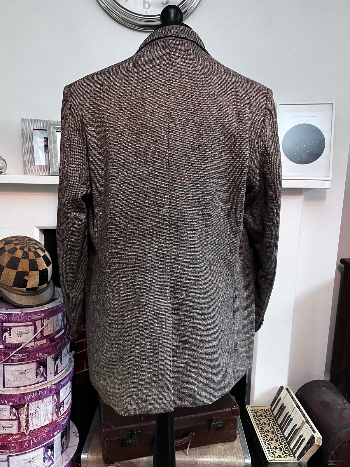 Vintage 1962 Ryder & Amies Brown Tweed Jacket – Bespoke Cambridge Tailoring 48 Chest