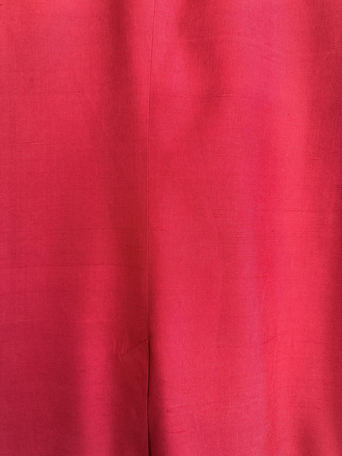 Vintage August Silk Burgundy 100% Silk Jacket | Mandarin Frog Fastening Blazer