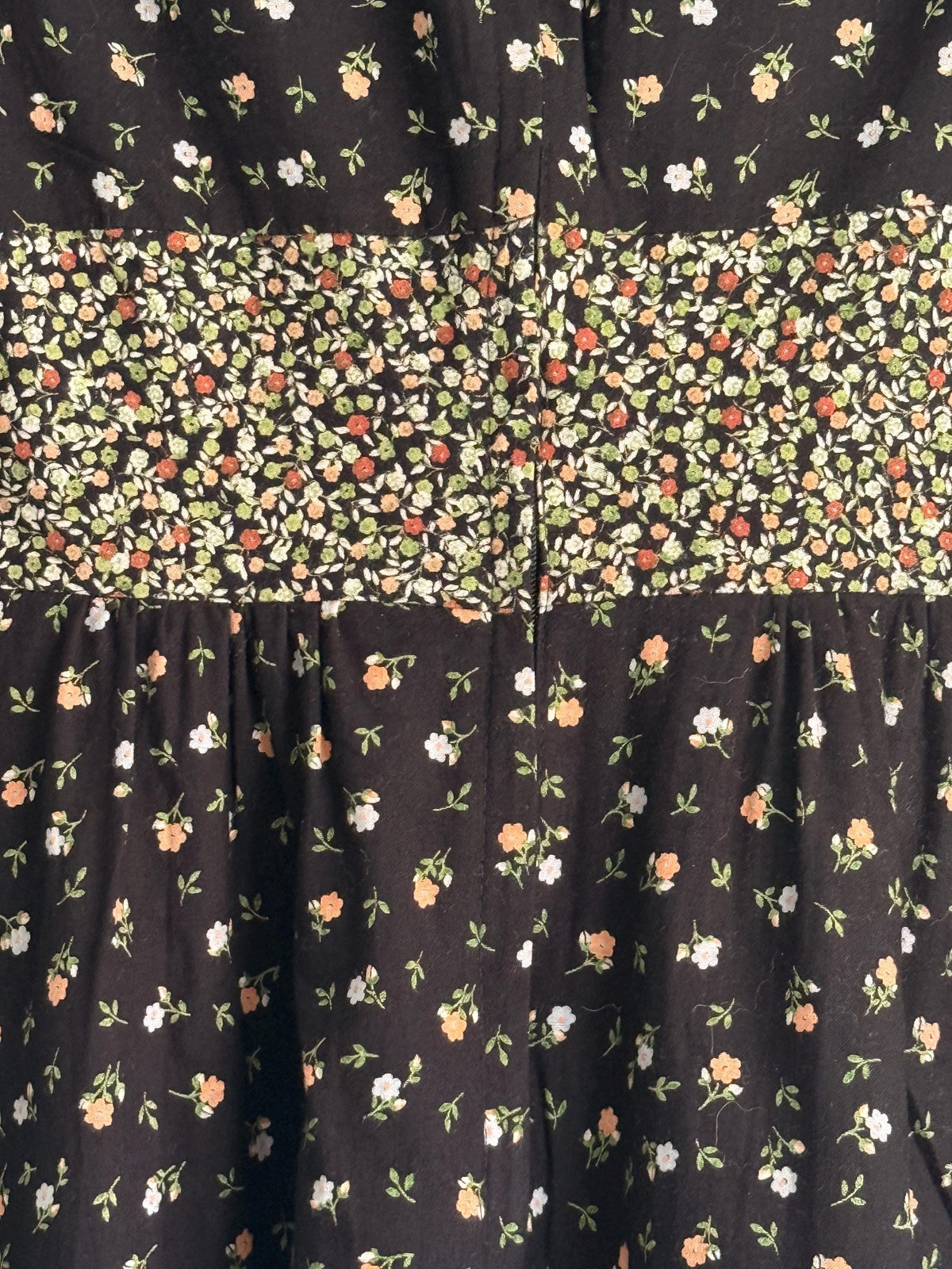 Vintage Mister Ant Prairie Maxi Dress | 1970s Floral Cottagecore Boho Style
