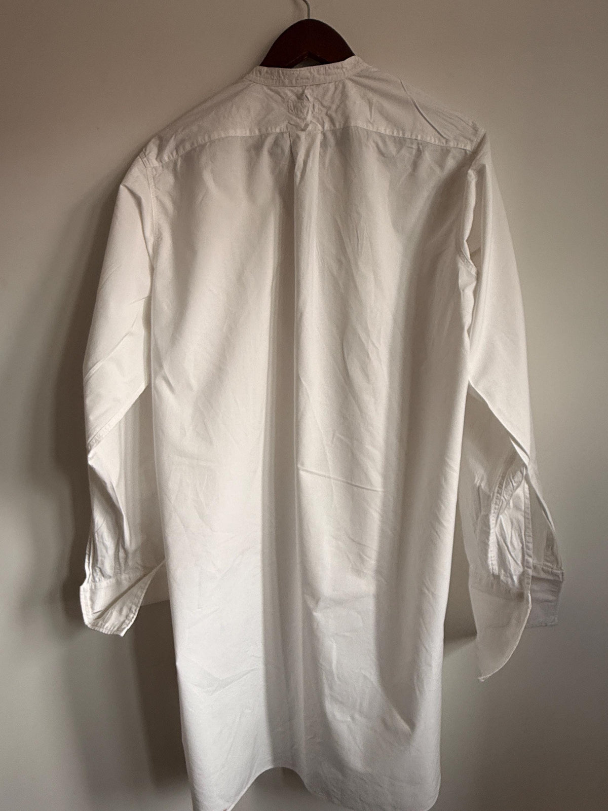 Vintage Austin Reed White Bib Front Dress Shirt Detachable Collar Formal Evening Shirt