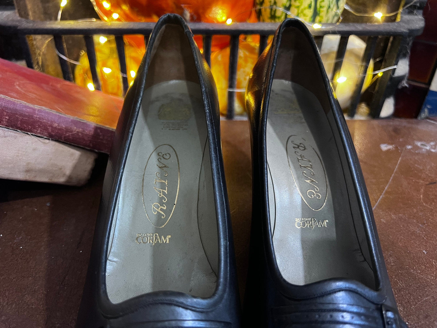 1940’s Vintage Shoes Black Suede Rayne Shoes Black Suede UK6 - Vintage stiletto - Vintage Shoes, 1940s Rayne Shoes, vintage shoes RAYNE