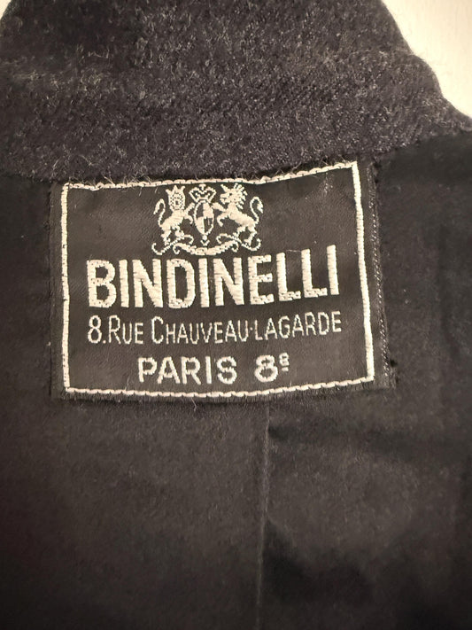 1952 French Bespoke Morning Coat by Bindinelli Paris – Black Wool Tailcoat – 1950s Formal Menswear