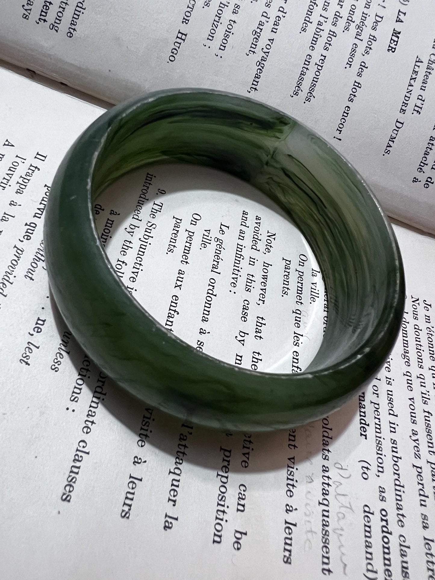 Chunky Vintage Bangle, Plastic Green, Green Bangle, Lucite, Bakelite Bangle, 1940s, 1950s, Stacking Bangle, Vintage Jewellery, Plastic Bang