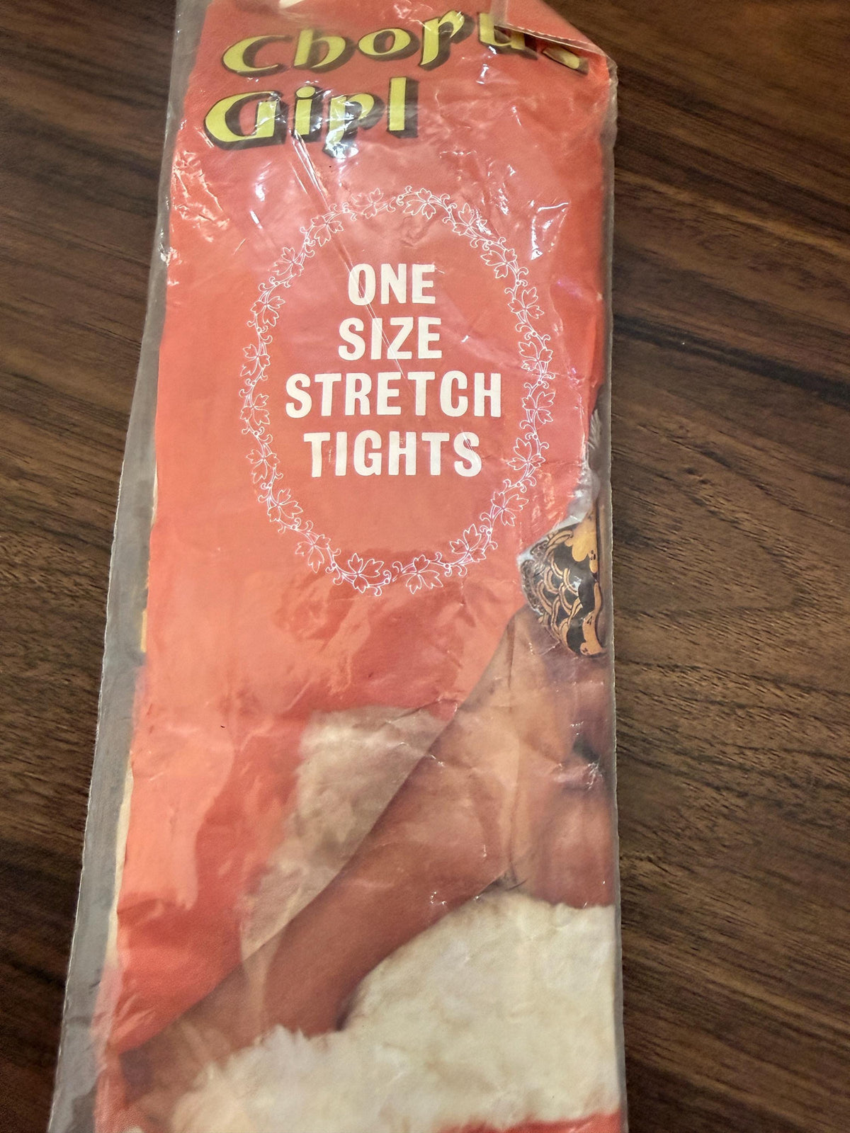 Vintage 1960s Chorus Girl Tights Deadstock One Size Stretch Tights Original Packaging