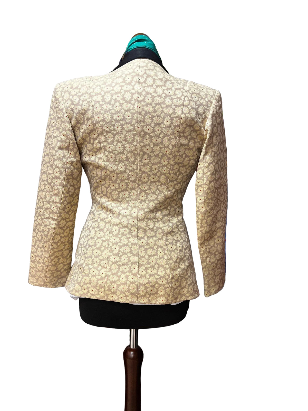 Rifat Ozbek Vintage Blazer late 1980’s early 1990s Tailored Paisley Blazer Jacket