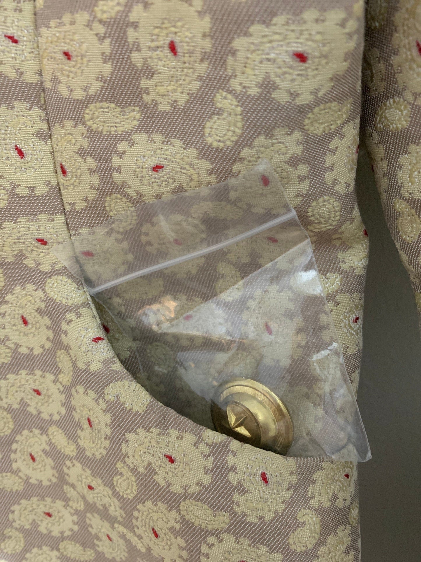 Rifat Ozbek Vintage Blazer late 1980’s early 1990s Tailored Paisley Blazer Jacket