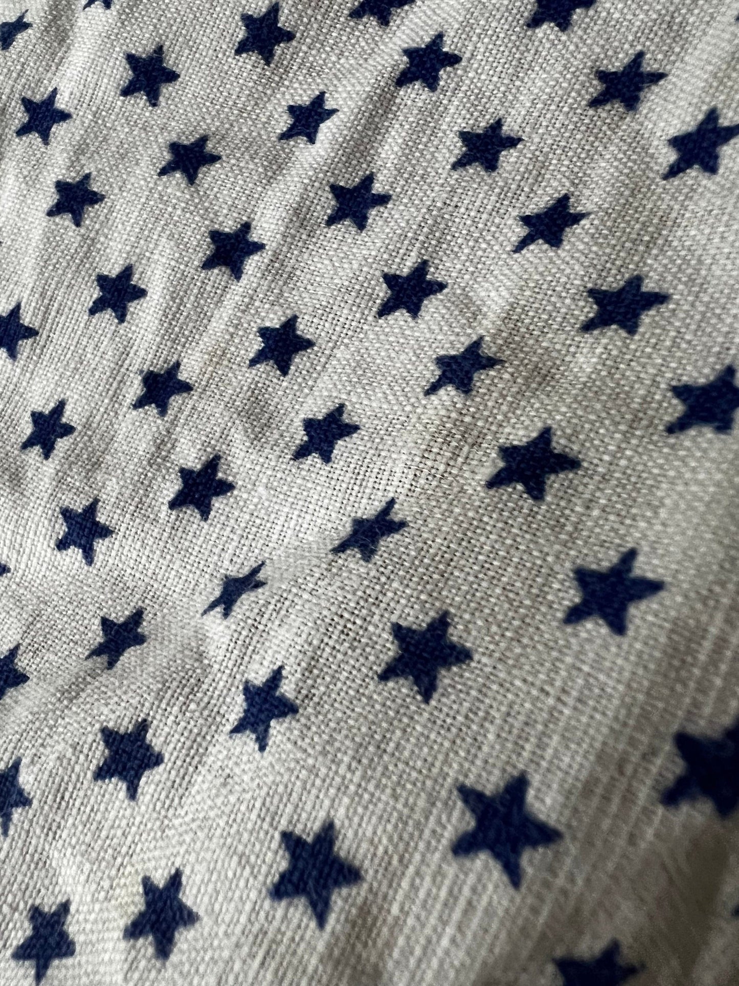 Vintage Girls Dress - Blue Star Patter Dress Baby Dress 2-3 years