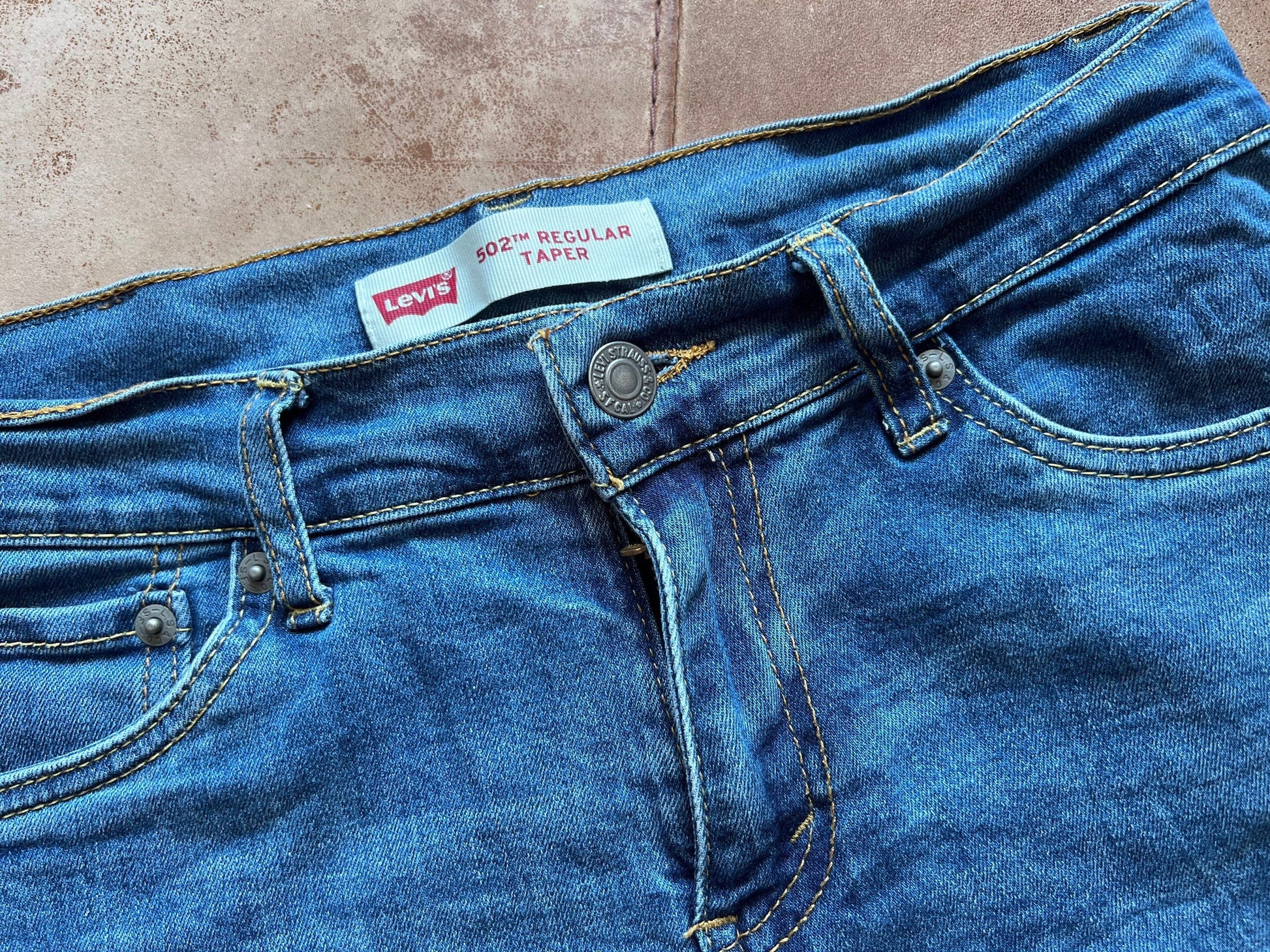 Vintage Denim Short Levi Cut Offs W27 - light stone wash denim shorts - Levi Jeans Cut Offs 502