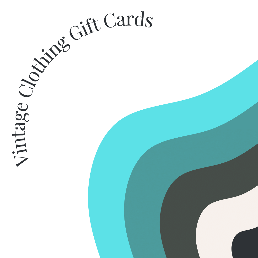 Vintage clothing gift Cards