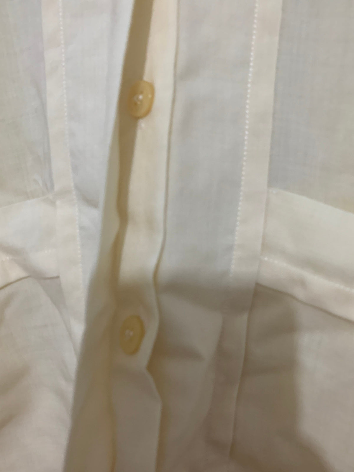 Yellow Joseph Janard Linen Blouse - Long Sleeve - Pale Yellow Oversize Blouse - 80s