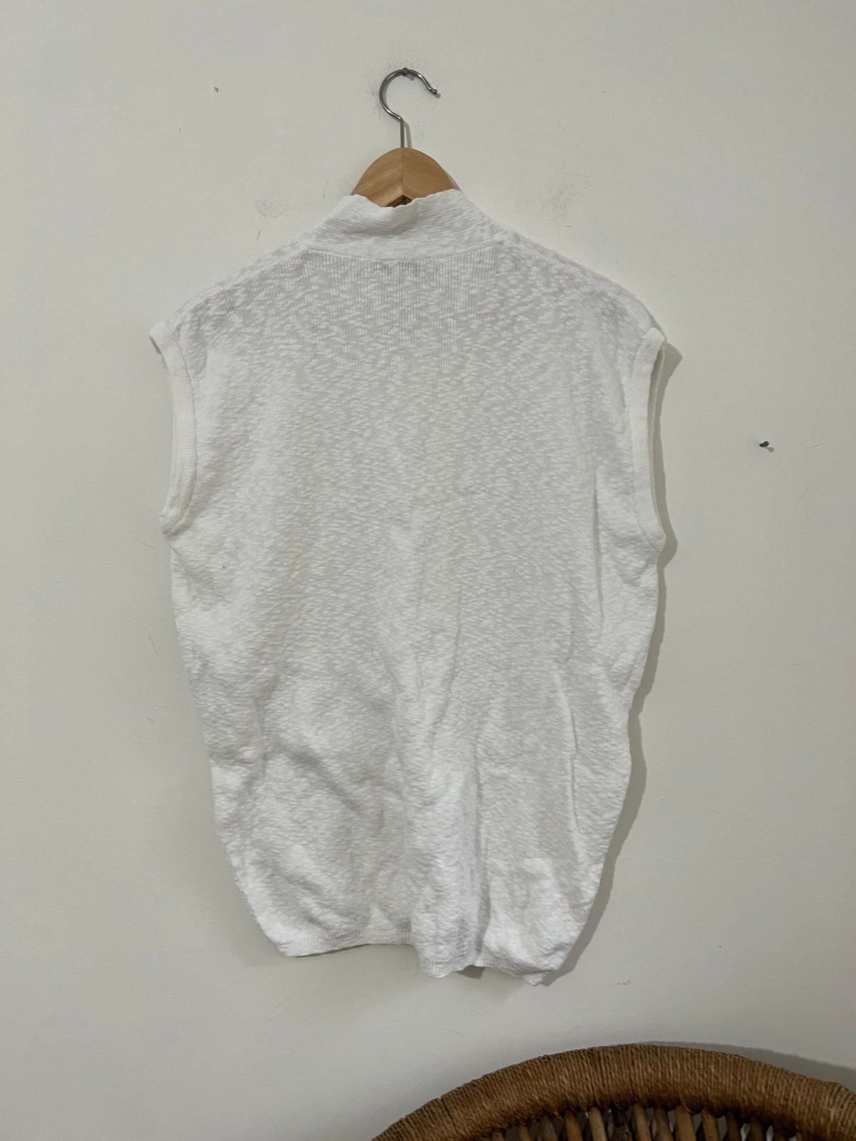 80s white Jaeger Jumper knitwear white fine knit jumper