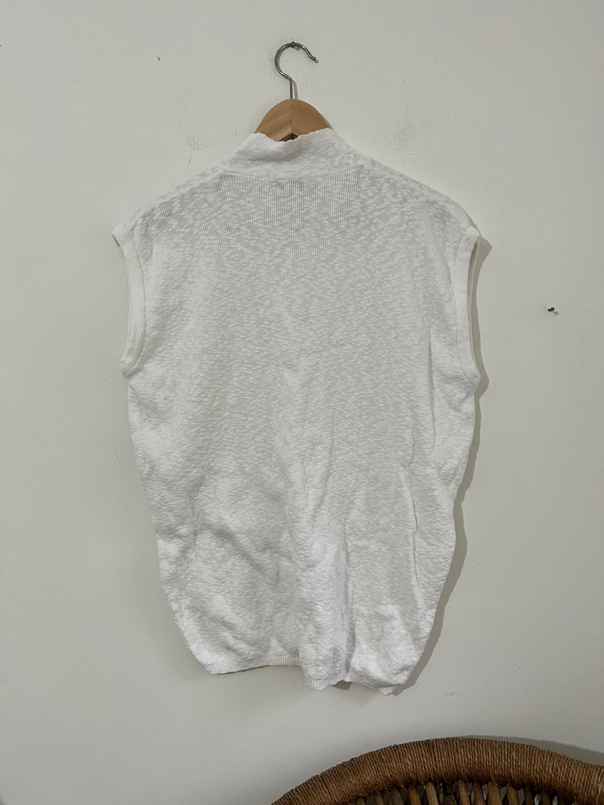 80s white Jaeger Jumper knitwear white fine knit jumper