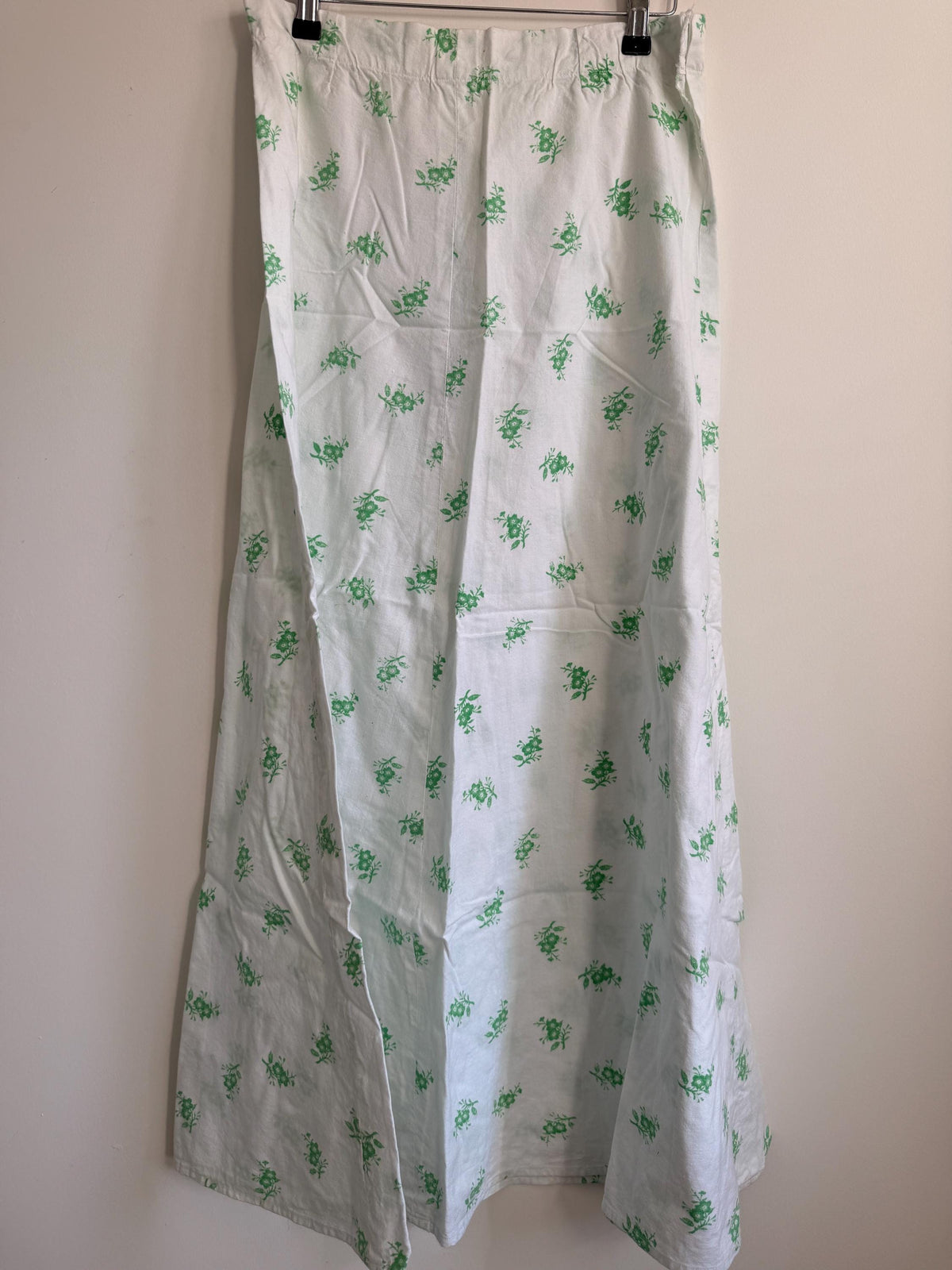 Vintage Liberty Floral Two Piece Set | 1970s Cottagecore Crop Top Maxi Skirt