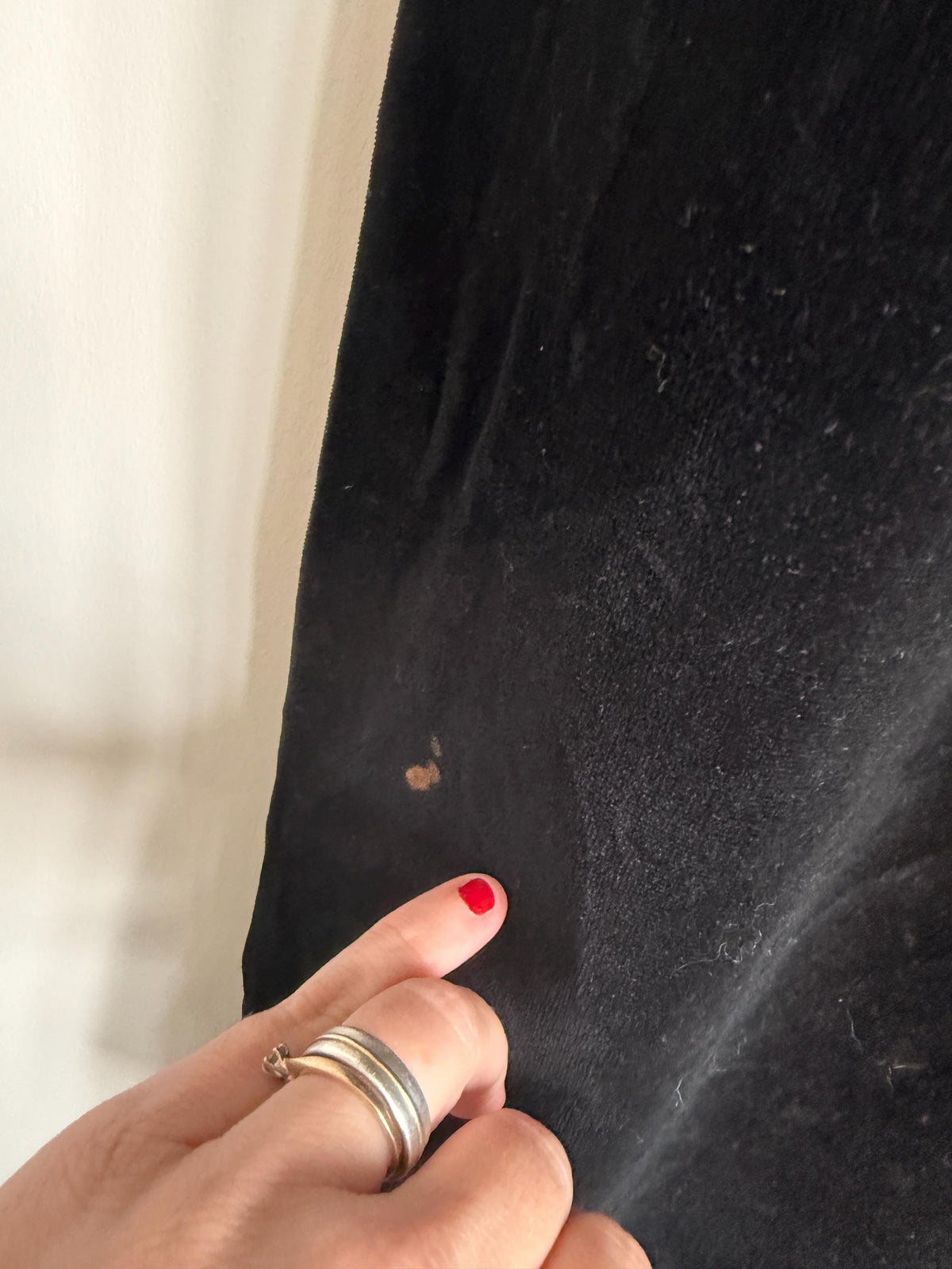 Vintage Black Velvet Opera Coat | 1970s Bohemian Folk Trim Maxi Jacket