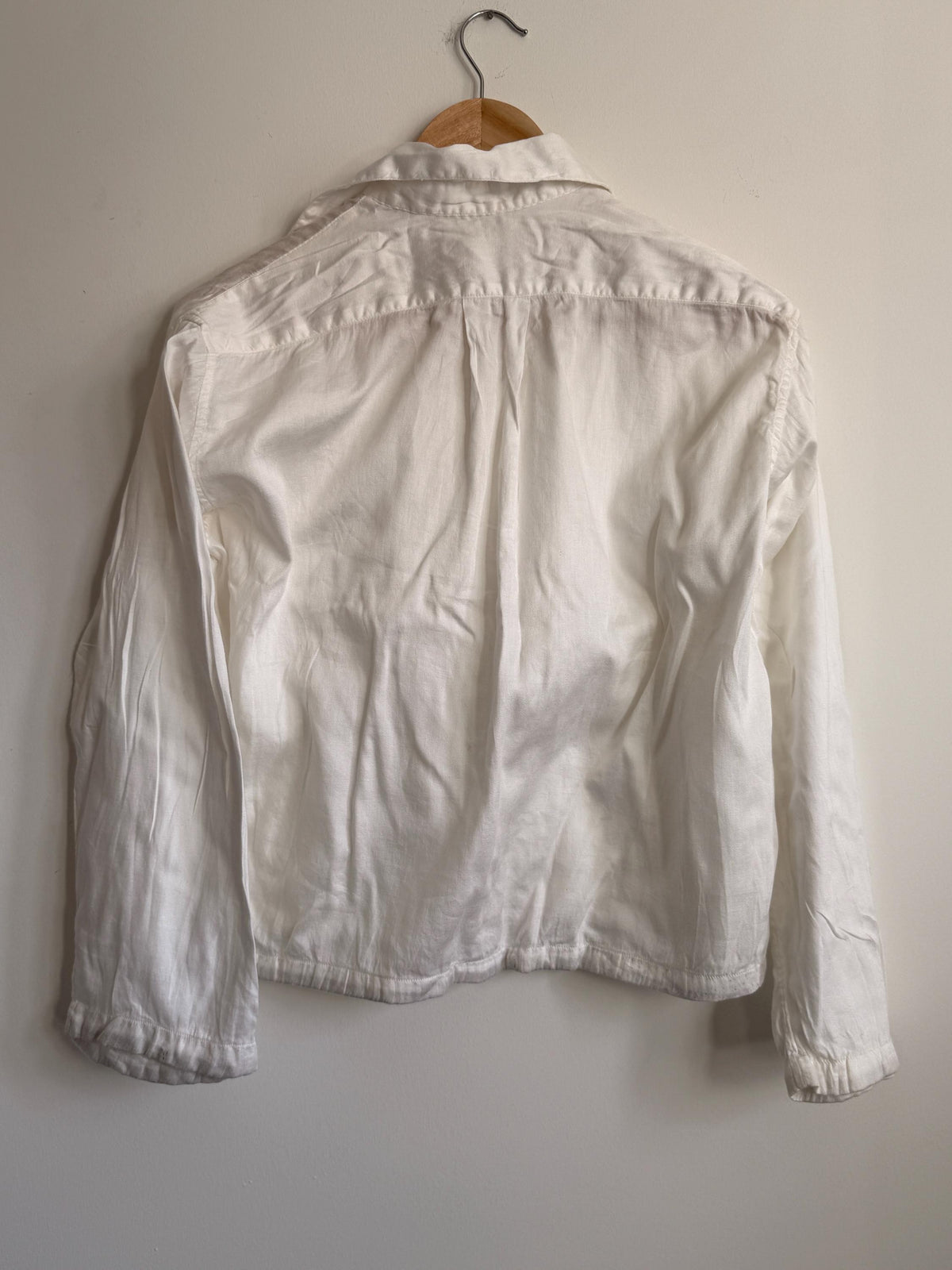 Vintage British Naval Cotton Drill Pullover Shirt – 1940s/1950s Workwear