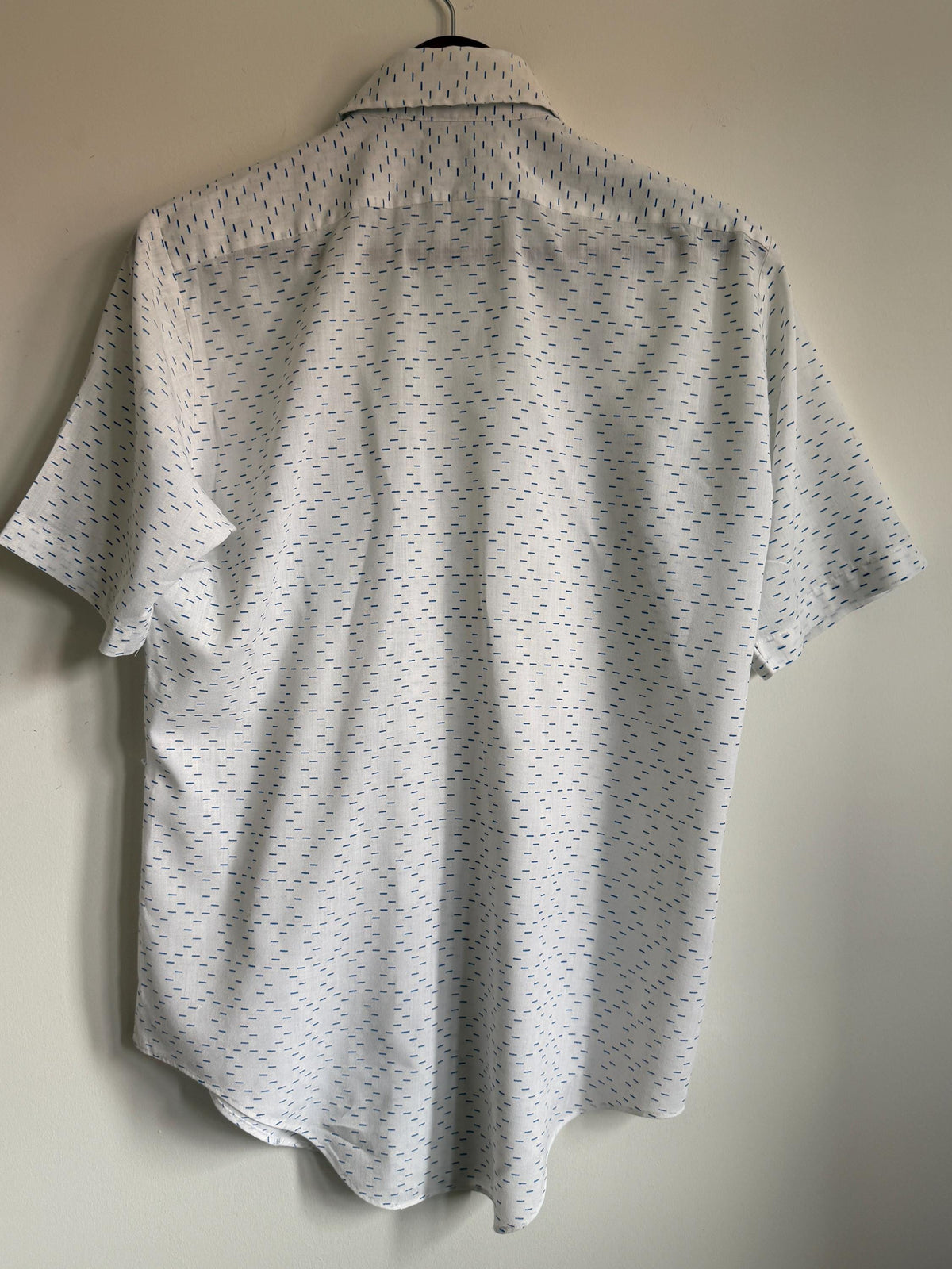 Vintage 1960s-70s Arrow Club Dash Print Short Sleeve Shirt – Mod Style