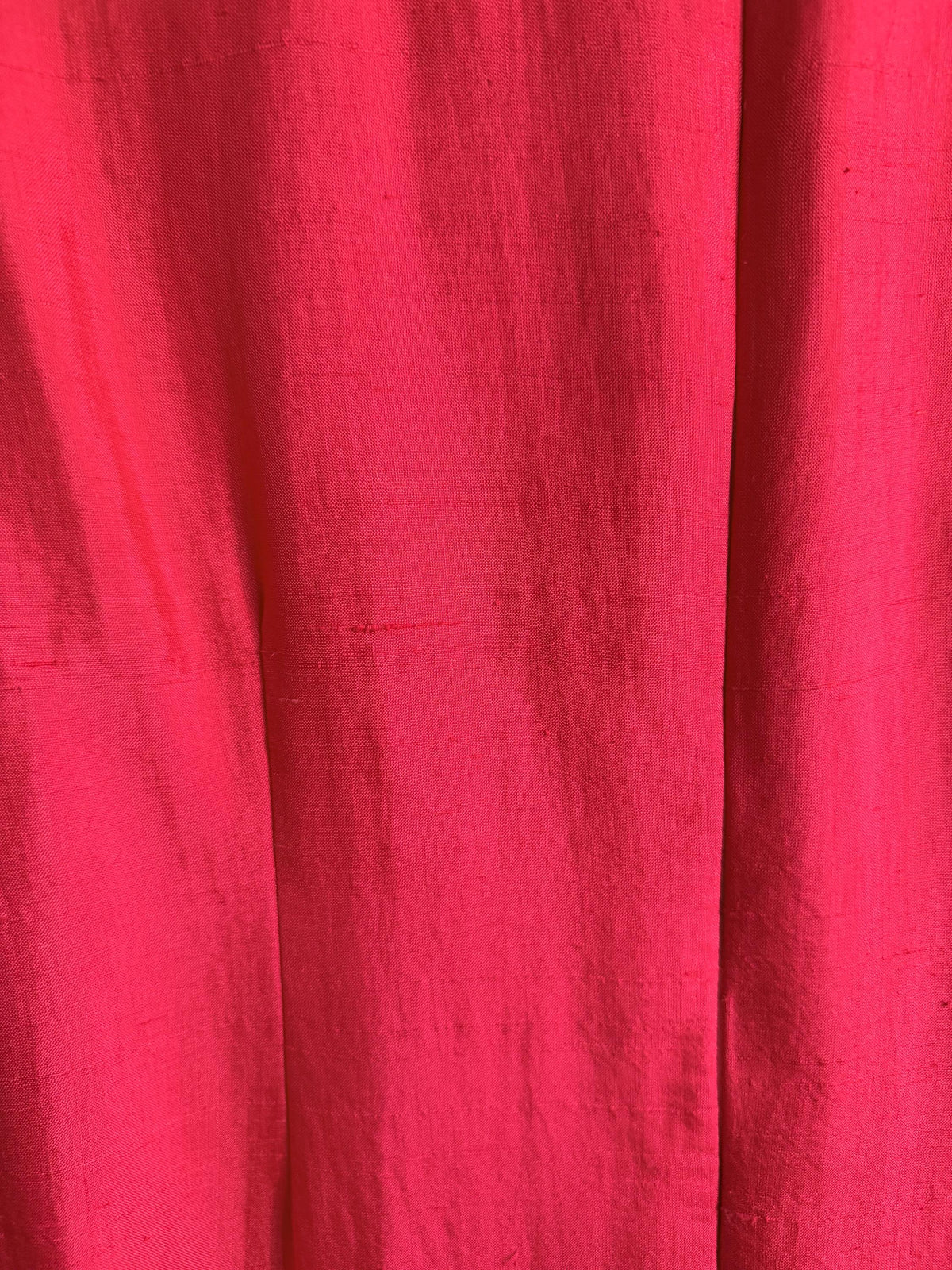 1960s Bright Pink Shift Dress, Vintage Jackie O Style, Three Quarter Flared Sleeves, Cerise Occasion Dress