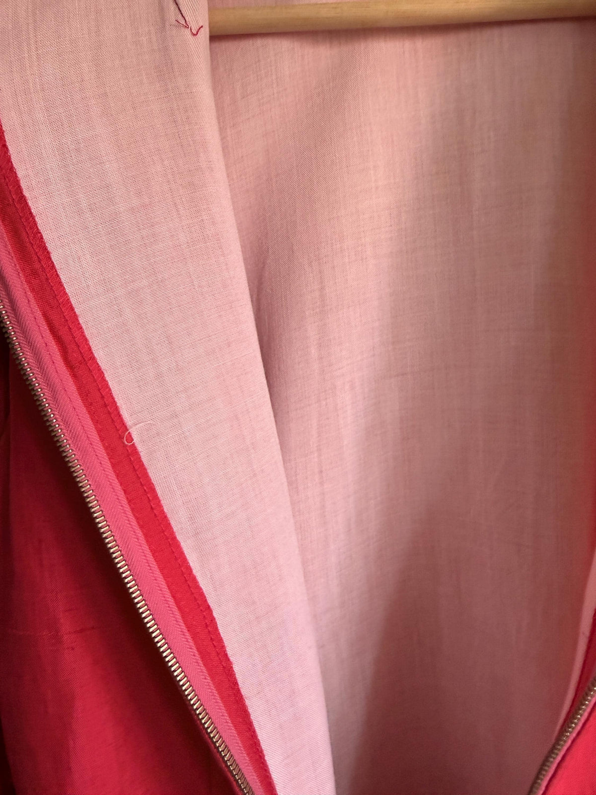 1960s Cerise Pink Shift Dress, Jackie O Style, Flared Sleeves, Occasion Wear
