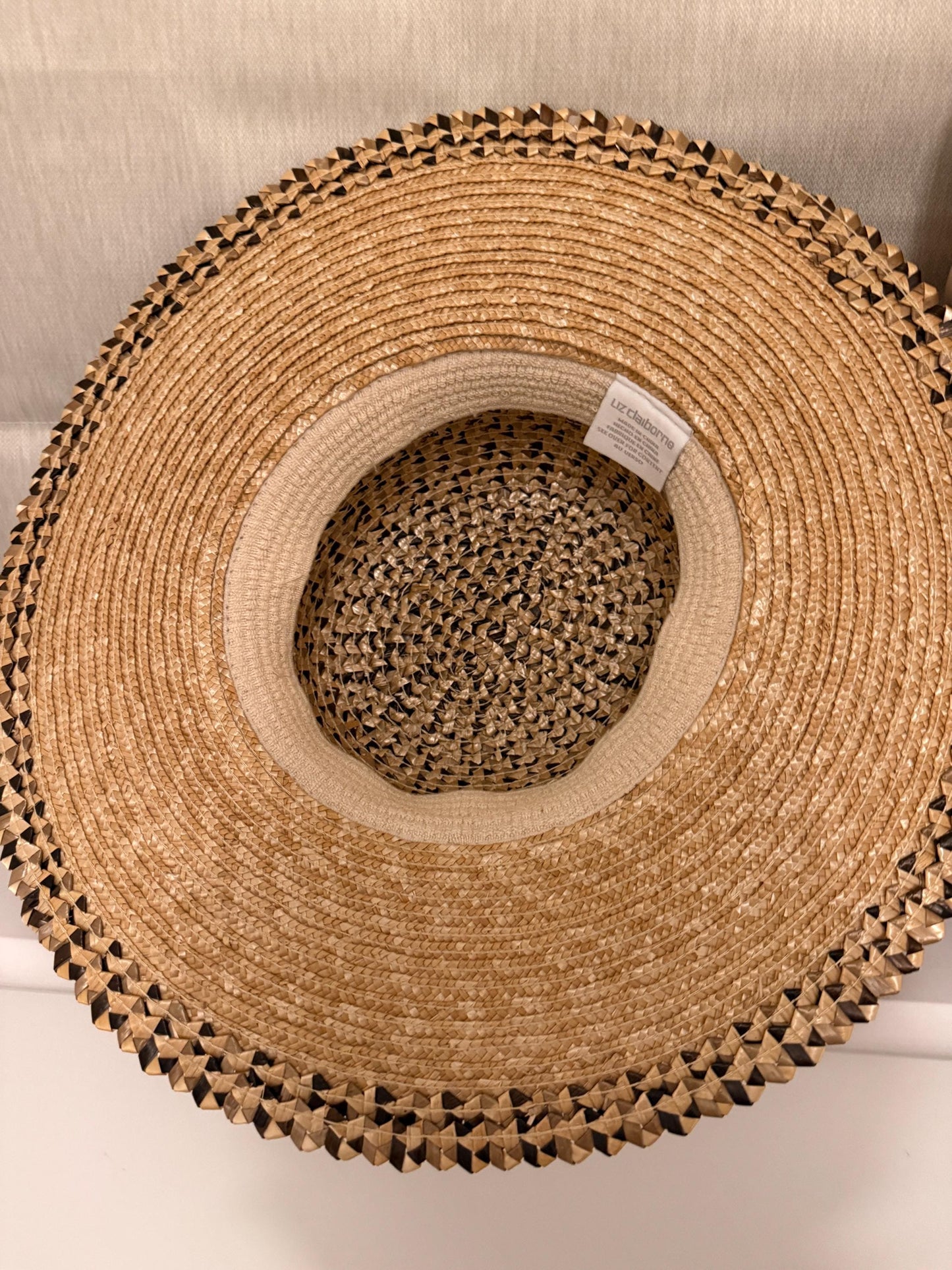 1980s Wide Brim Straw Sun Hat | 1940s Style Canopy Brim | Vintage Summer Occasion Wear