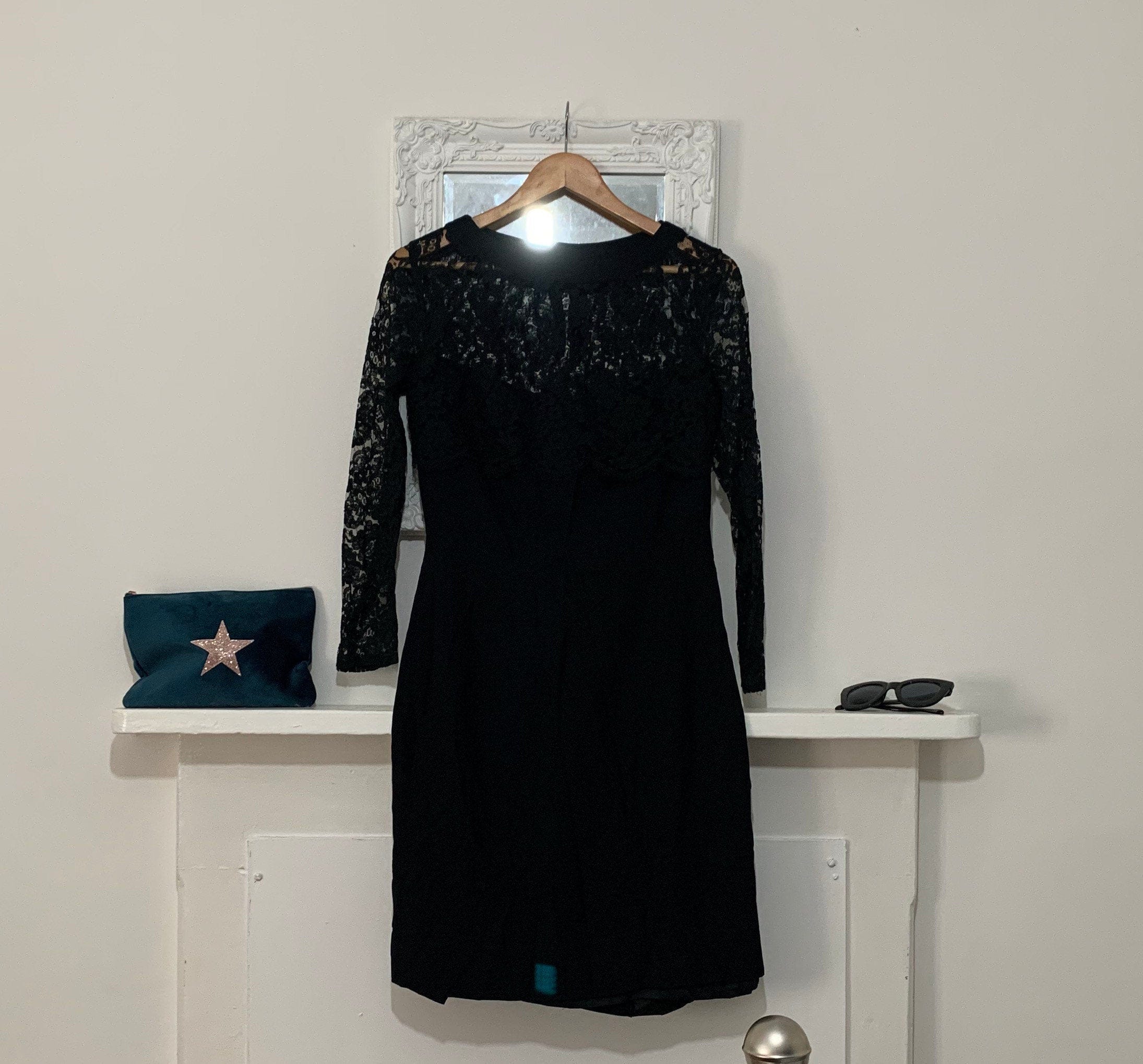 Loft black hotsell lace dress