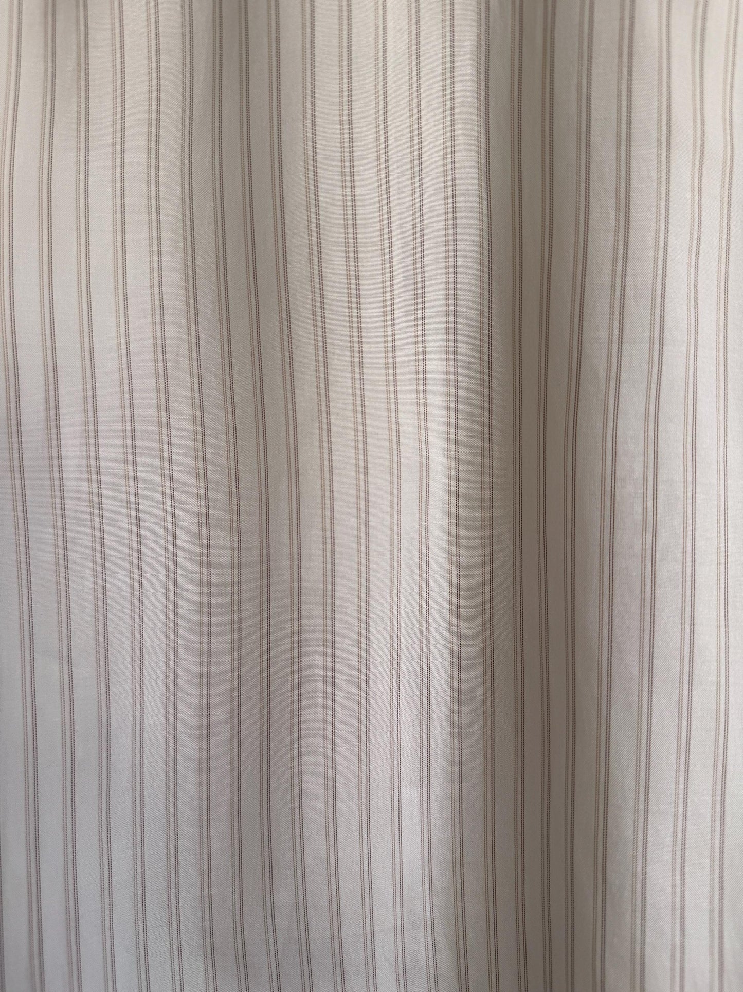 Vintage Alexon Striped Blouse Cream Long Sleeve Shirt Puff Sleeve Secretary Blouse Smart Vintage Office Shirt Classic British Fashion