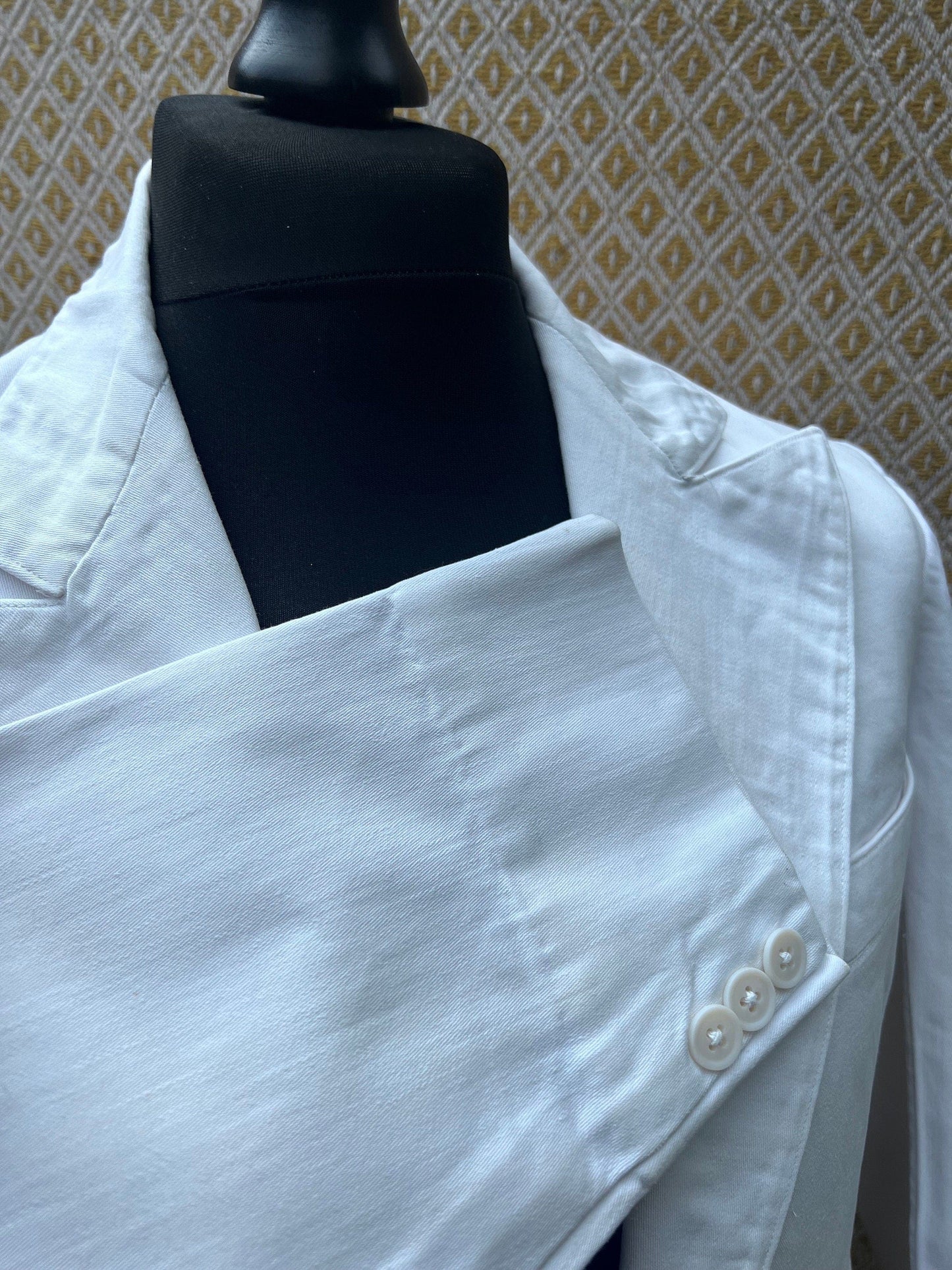 Men’s Vintage 1950s Jacket White Linen Jacket 1950s Single Button Vintage Dress Jacket, Vintage Blazer, Vintage Menswear, Vintage Jacket, 50