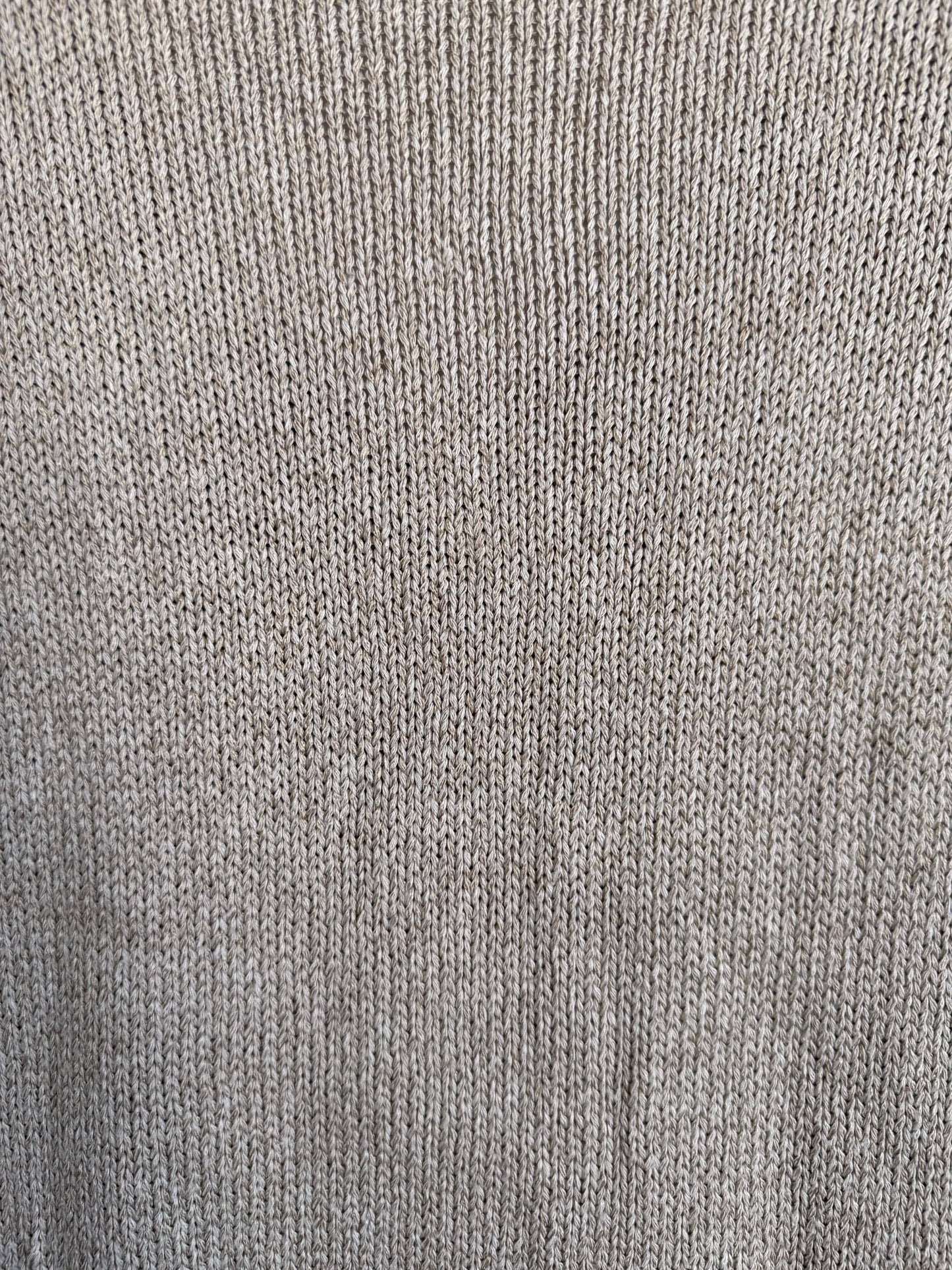 Neutral Knit Jumper Oatmeal V Neck Sweater Lightweight Acrylic Knit Natural Minimalist Capsule Wardrobe Spring Knit Vintage Style