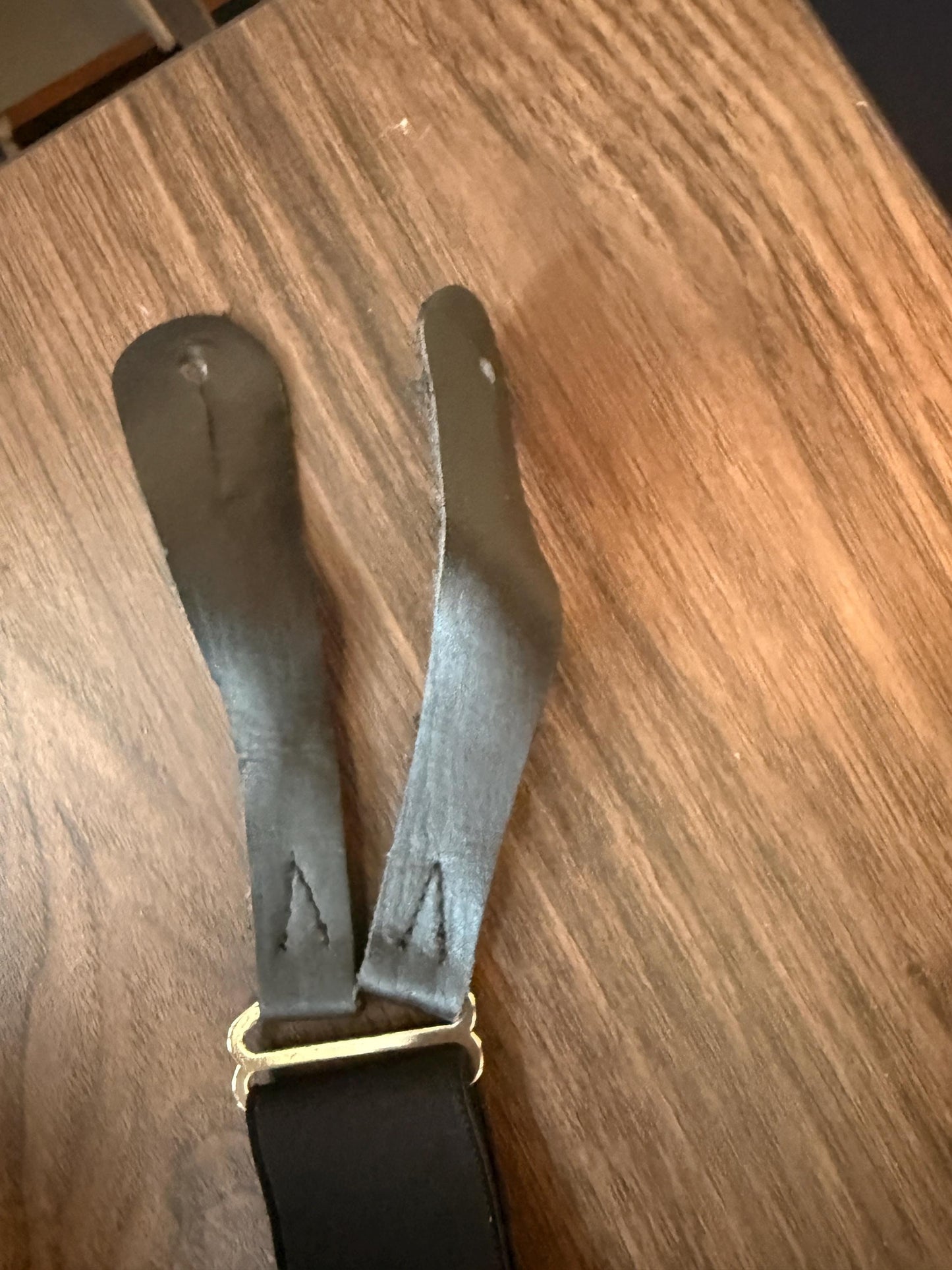 Vintage 1950s 60s Men's Black Button Braces – Leather End Formal Trouser Suspenders
