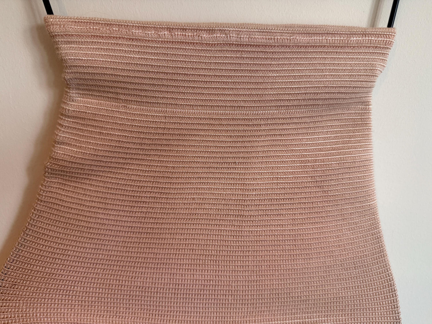 Vintage 1950s Pink Open Bottom Girdle | 6 Strap Suspender Belt | Retro Lingerie | Pin Up Shapewear