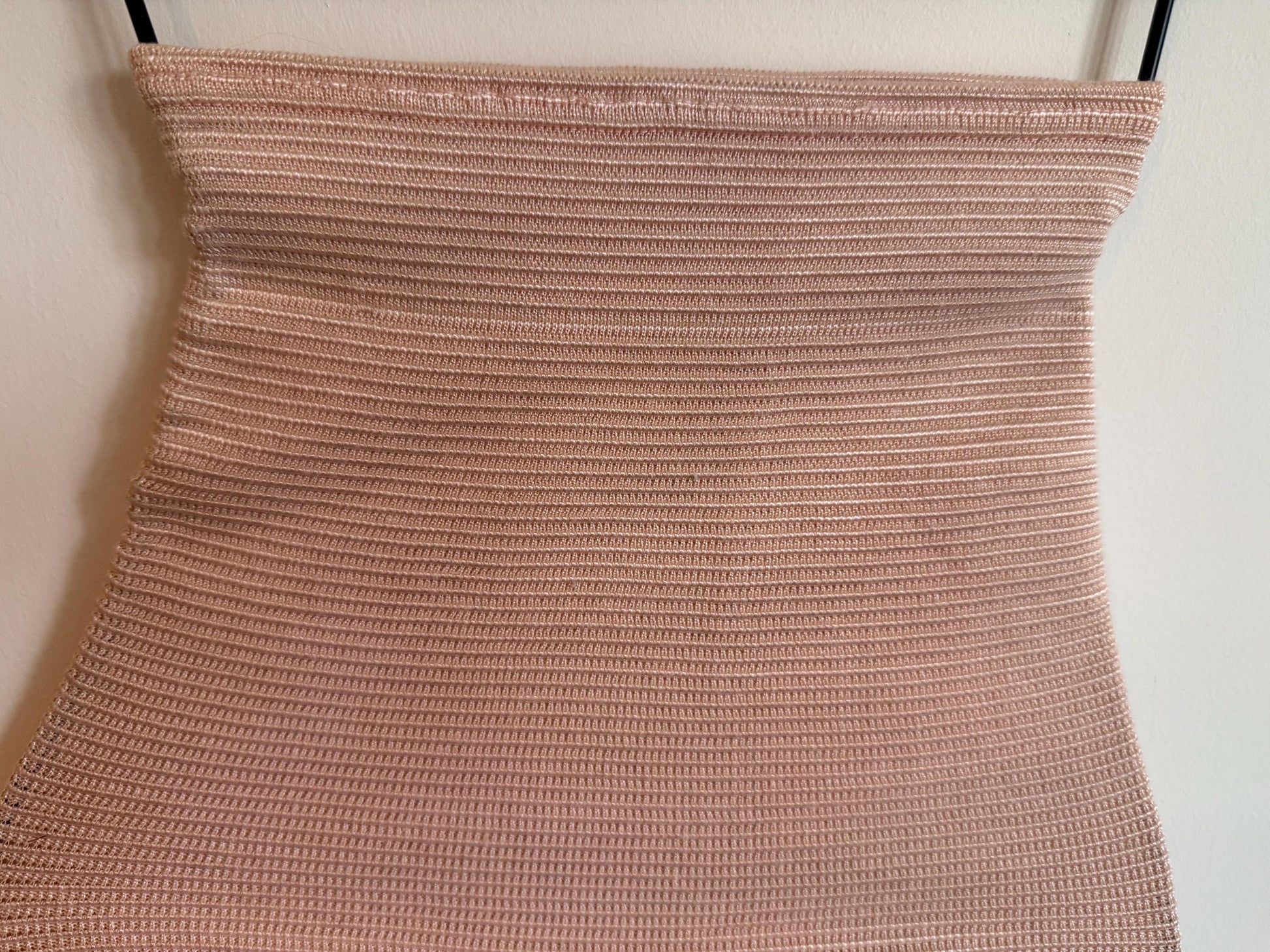 Vintage 1950s Pink Open Bottom Girdle | 6 Strap Suspender Belt | Retro Lingerie | Pin Up Shapewear