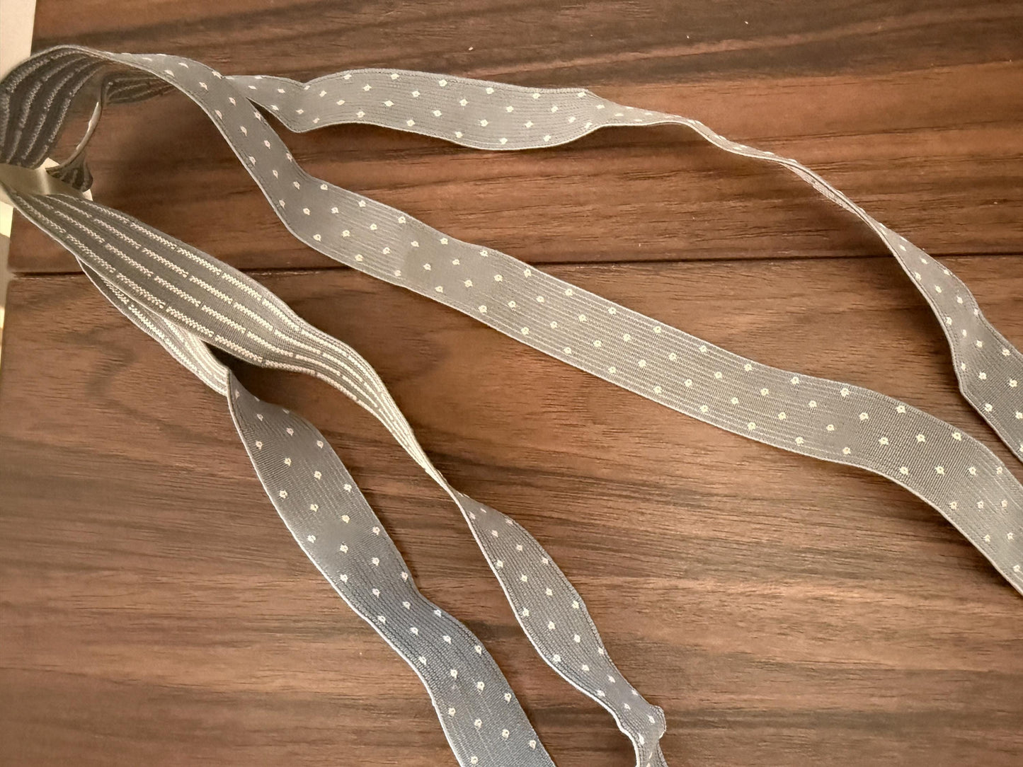 Vintage 1960s 70s Grey Polka Dot Men's Braces – Retro Clip On Trouser Suspenders