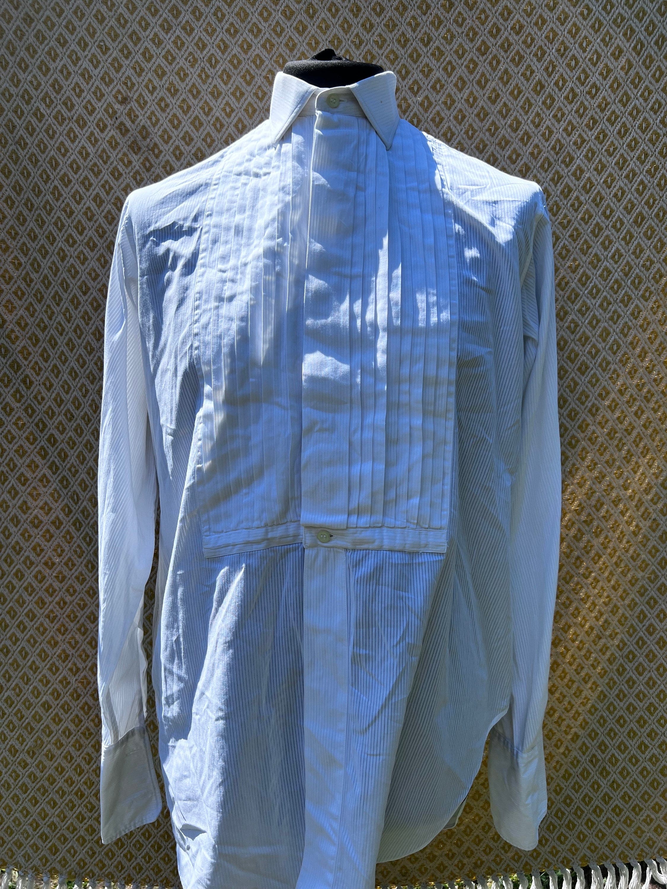 Vintage dress shirt mens on sale