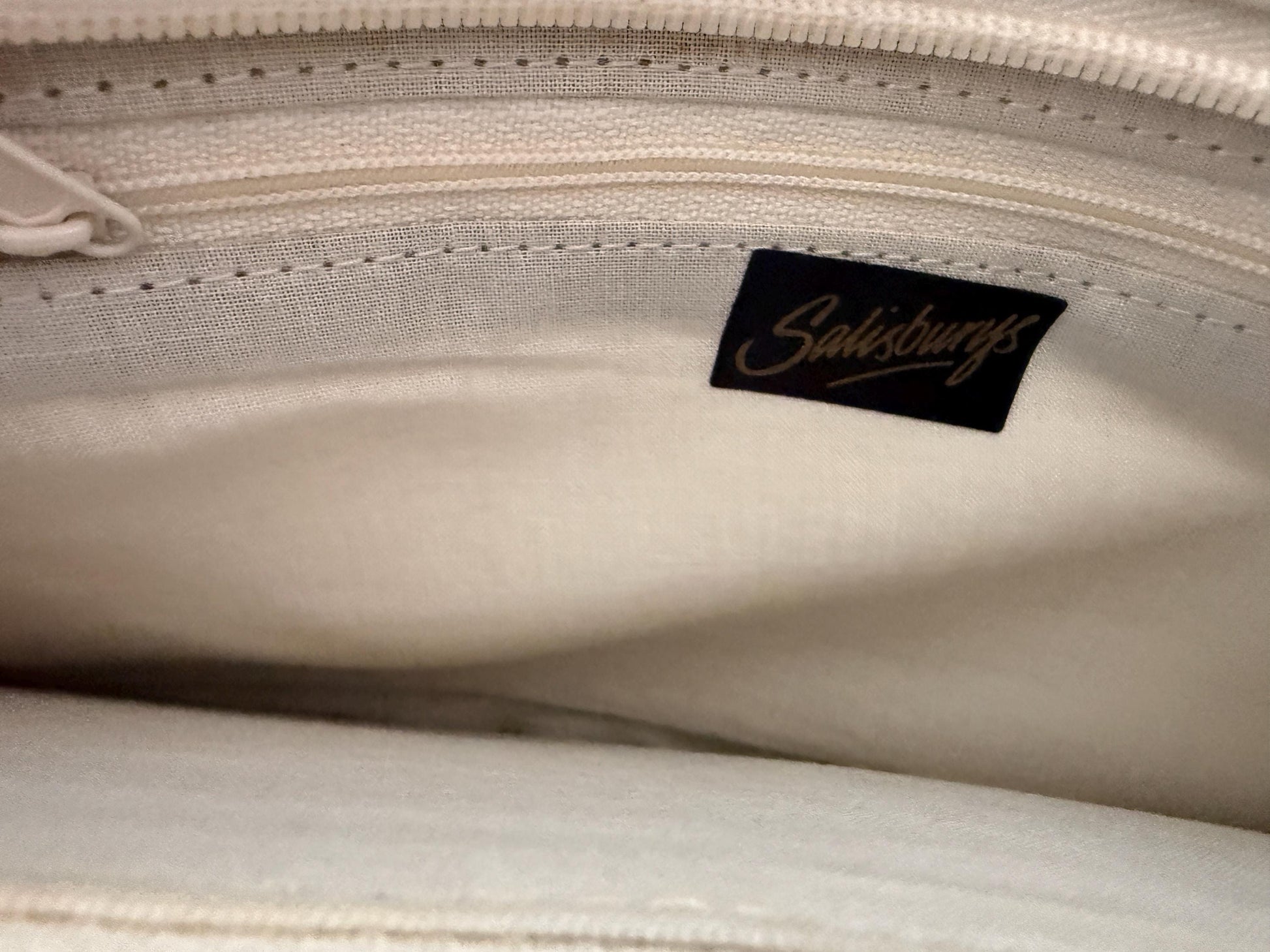 Vintage 1980s Salisbury’s Cream Organiser Handbag Gold Horse Bit Equestrian Top Handle Bag