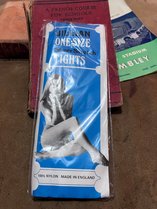 Vintage Tights Womens Dark Tan Tights Deadstock Tights Brown Retro 60s 70s 1960s 1970s New in Packaging, vintage tights, vintage pants hose