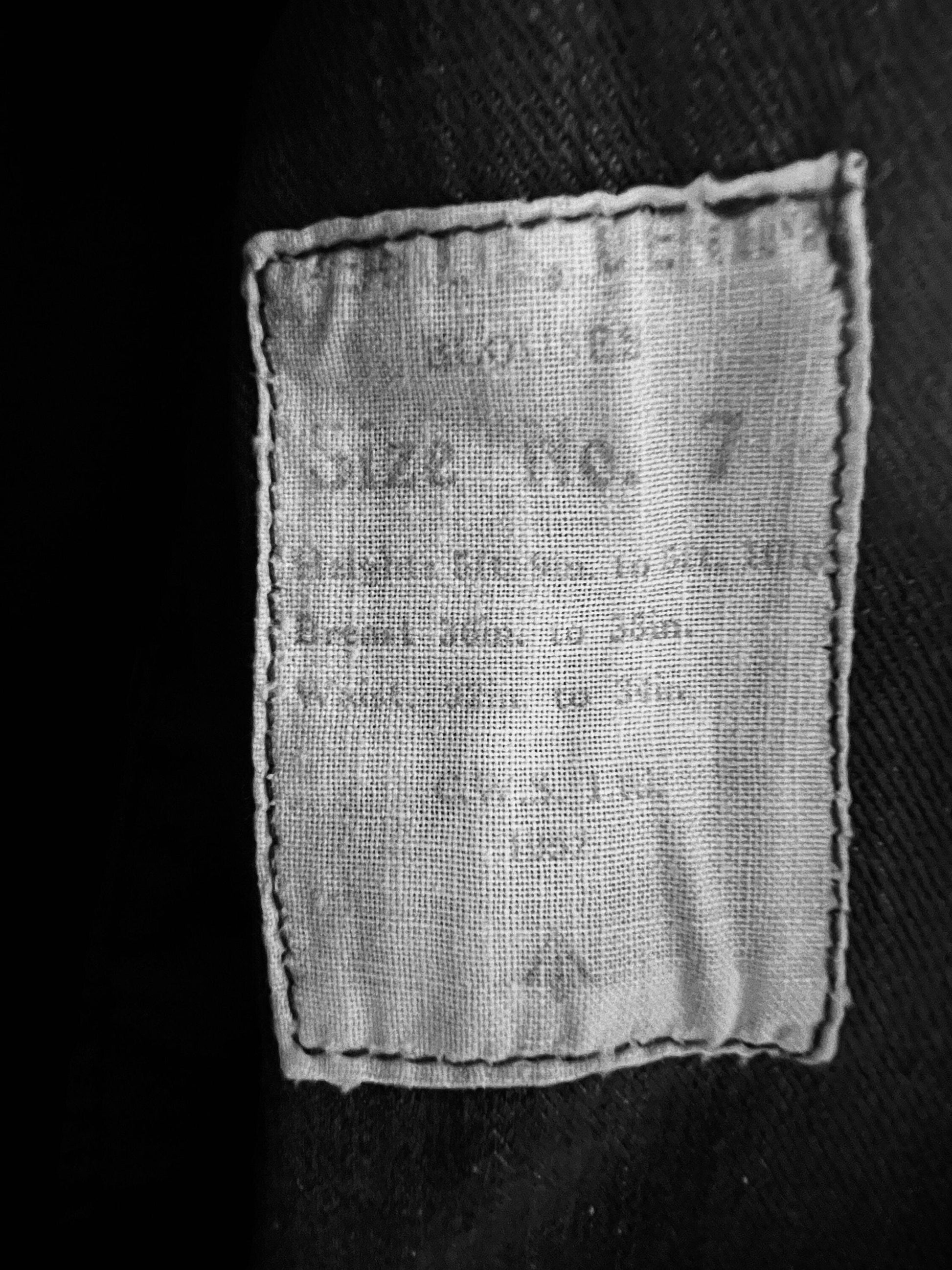 Vintage 1952 British Army Royal Marines Military Overalls Denim Blouse Olive Green Jacket S/M