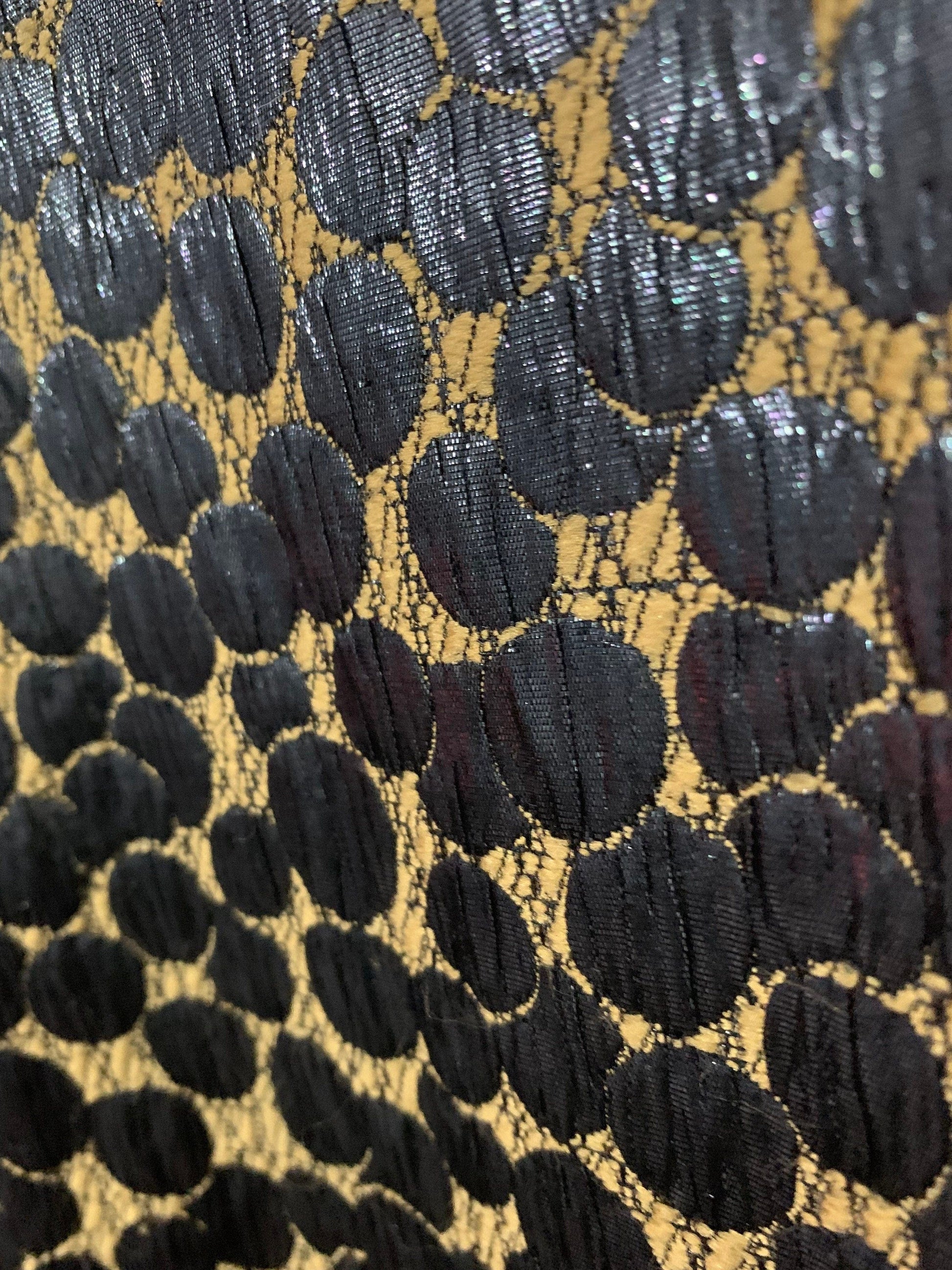 Vintage Hardy Amies Blazer Evening Jacket Leopard Print - 12 - Longline