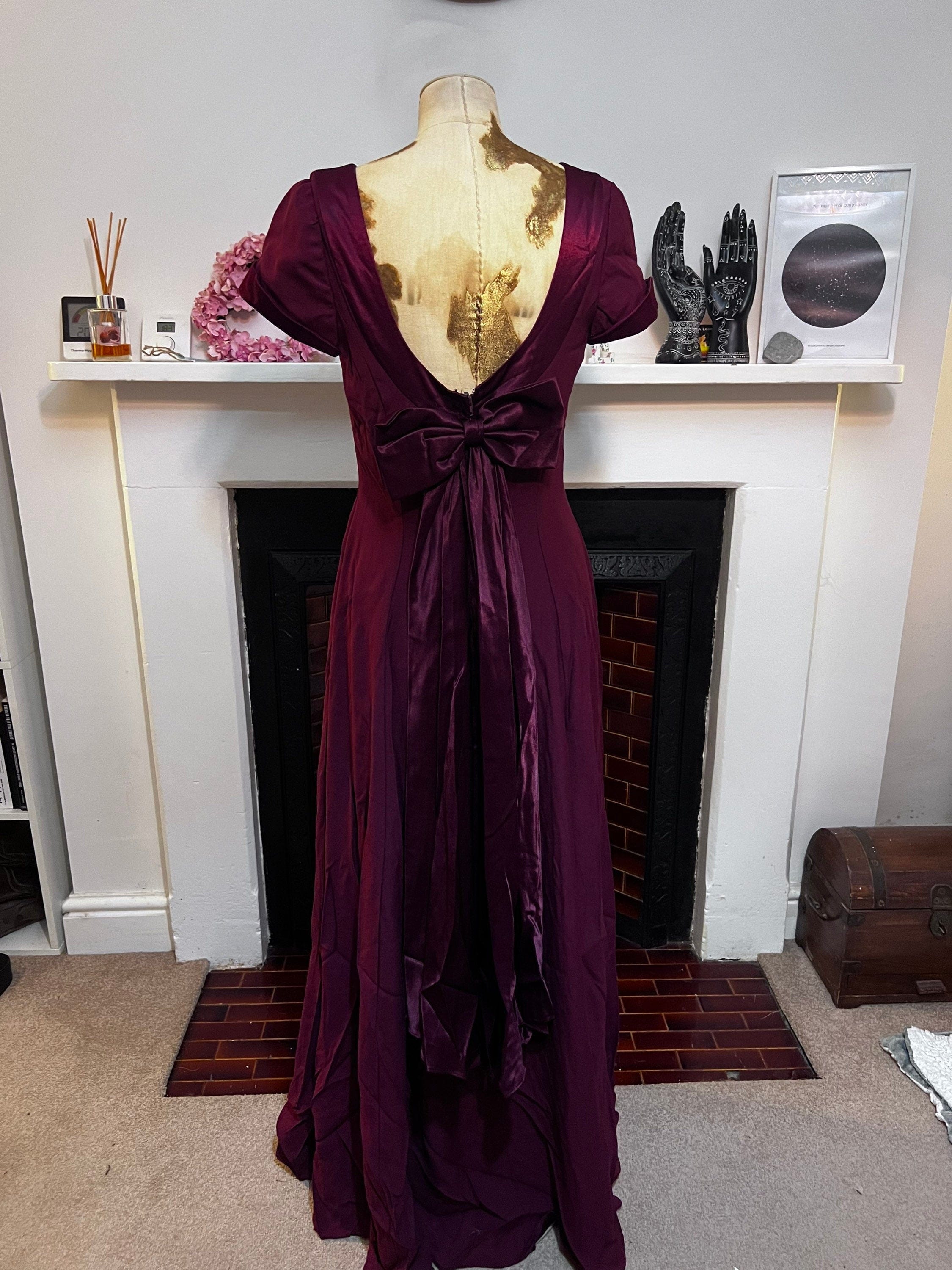 Wine Prom Dress Vintage Prom Dress Vintage Clothing Pretty