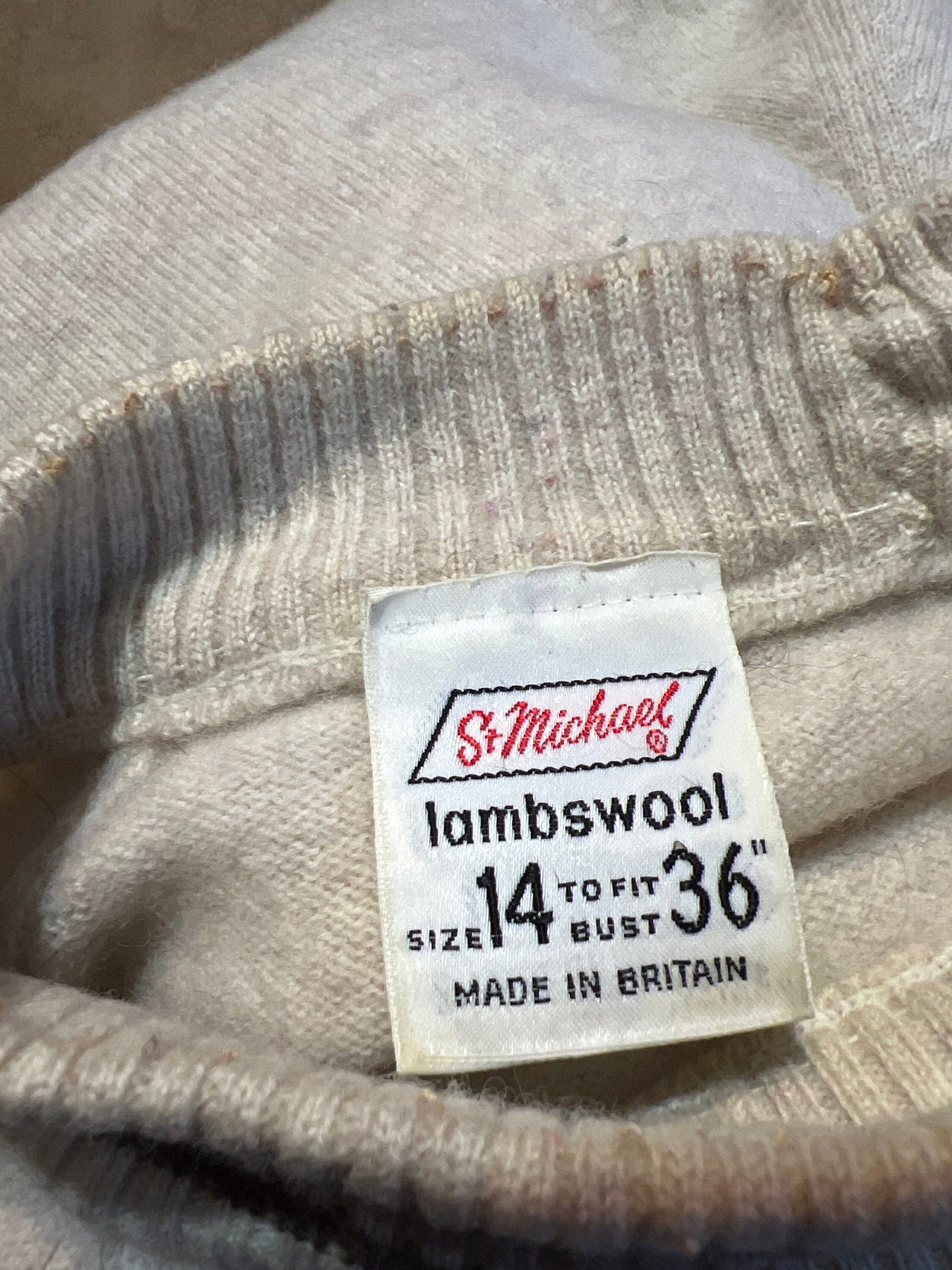 Vintage cream jumper lambswool jumper cream jumper, cream vintage knitwear, vintage pullover, vintage jumper, 1950s Vintage jumper, pullover