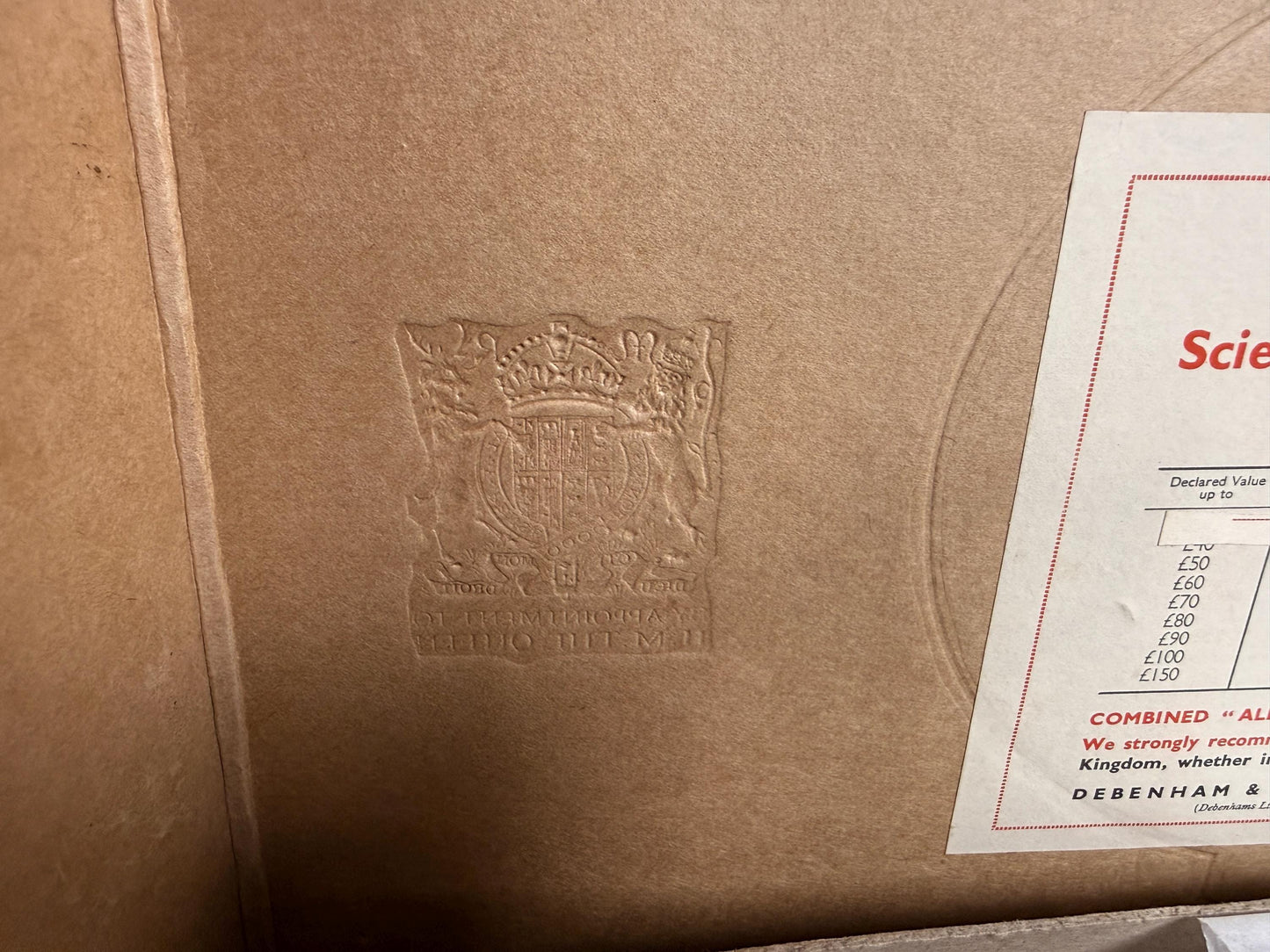 Vintage Debenham & Freebody Presentation Box | Royal Warrant Retail Ephemera