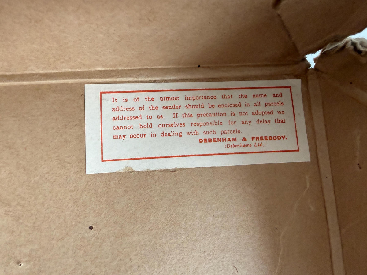 Vintage Debenham & Freebody Presentation Box | Royal Warrant Retail Ephemera