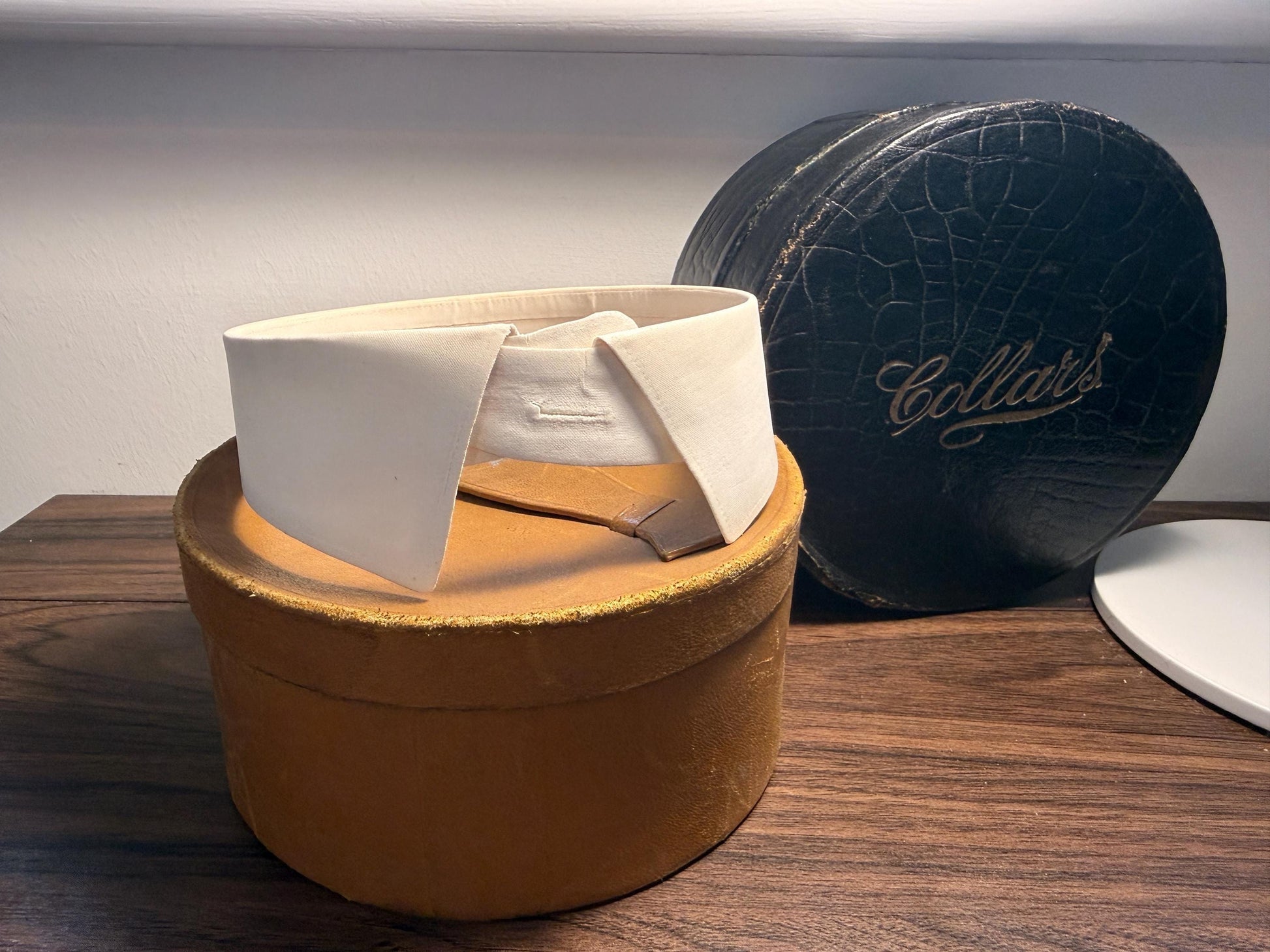 Vintage Detachable Cotton Collar | Collars Ltd Style 51, Size 14.5, Mid Century Menswear