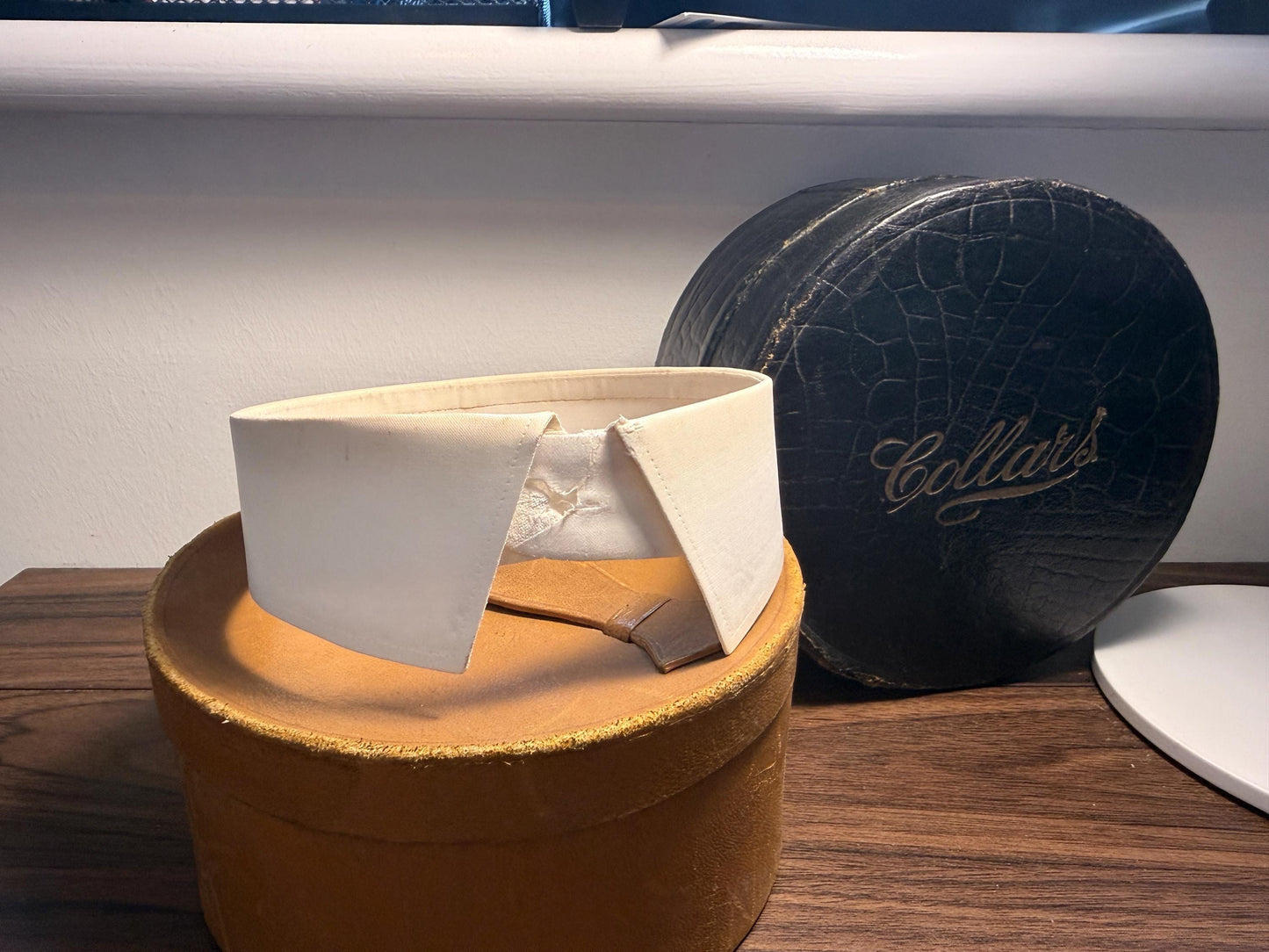Vintage Detachable Cotton Collar | Collars Ltd Style 51, Size 14.5, Mid Century Menswear