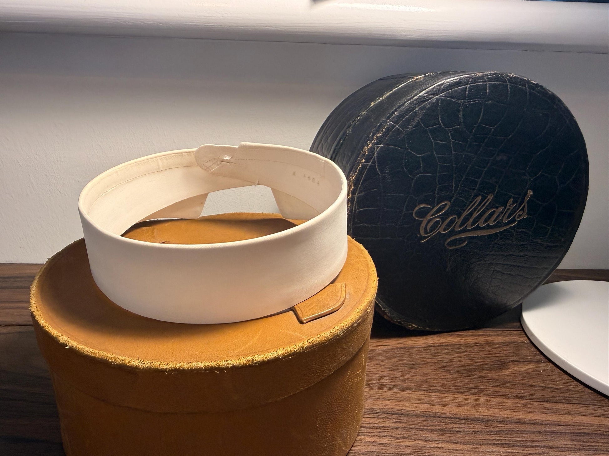 Vintage Detachable Cotton Collar | Collars Ltd Style 51, Size 14.5, Mid Century Menswear