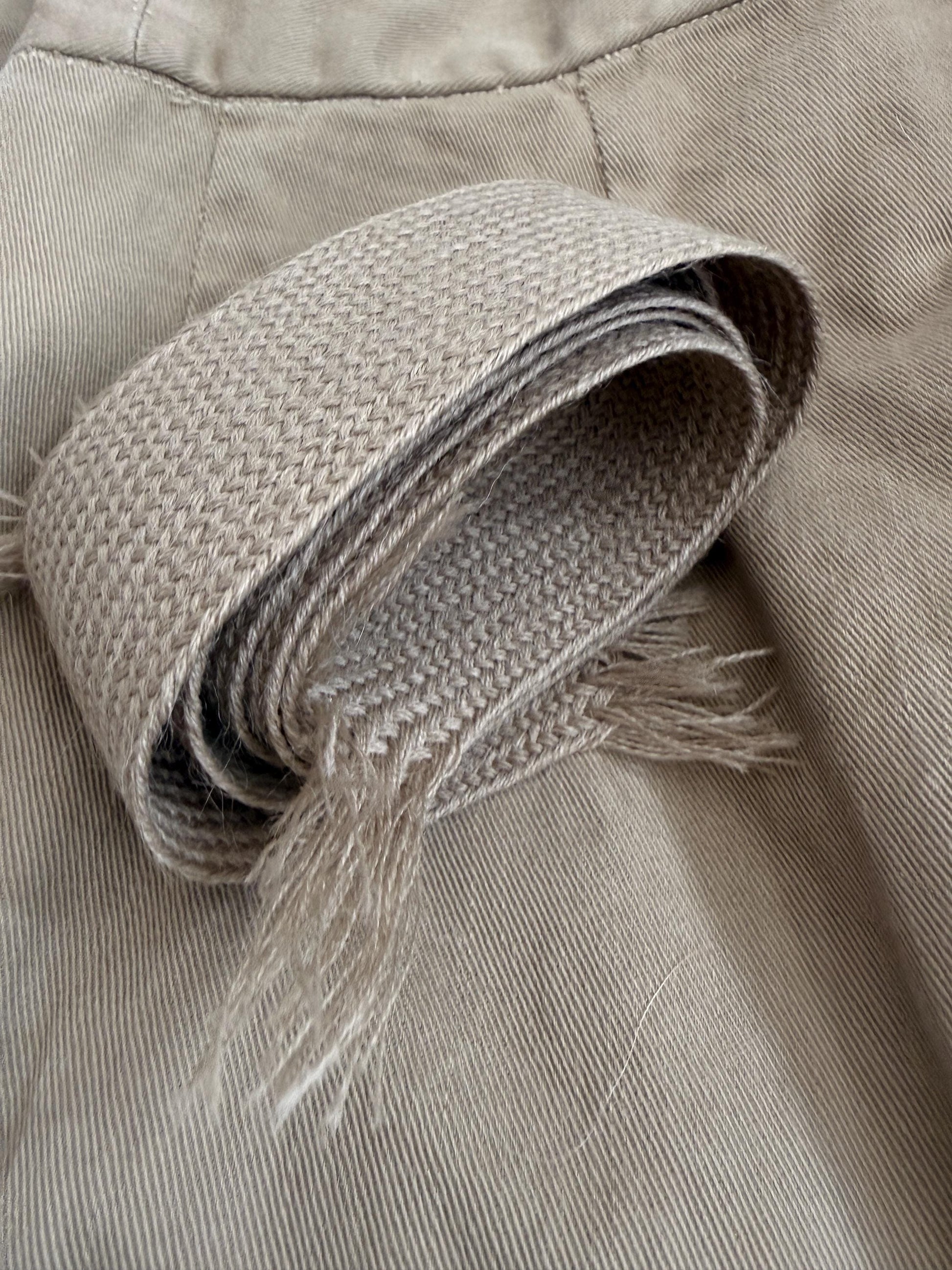 Vintage Gieves Ltd British Military Khaki Drill Shorts | 1930s 1940s Officer's Shorts | Twin Buckle Side Adjusters