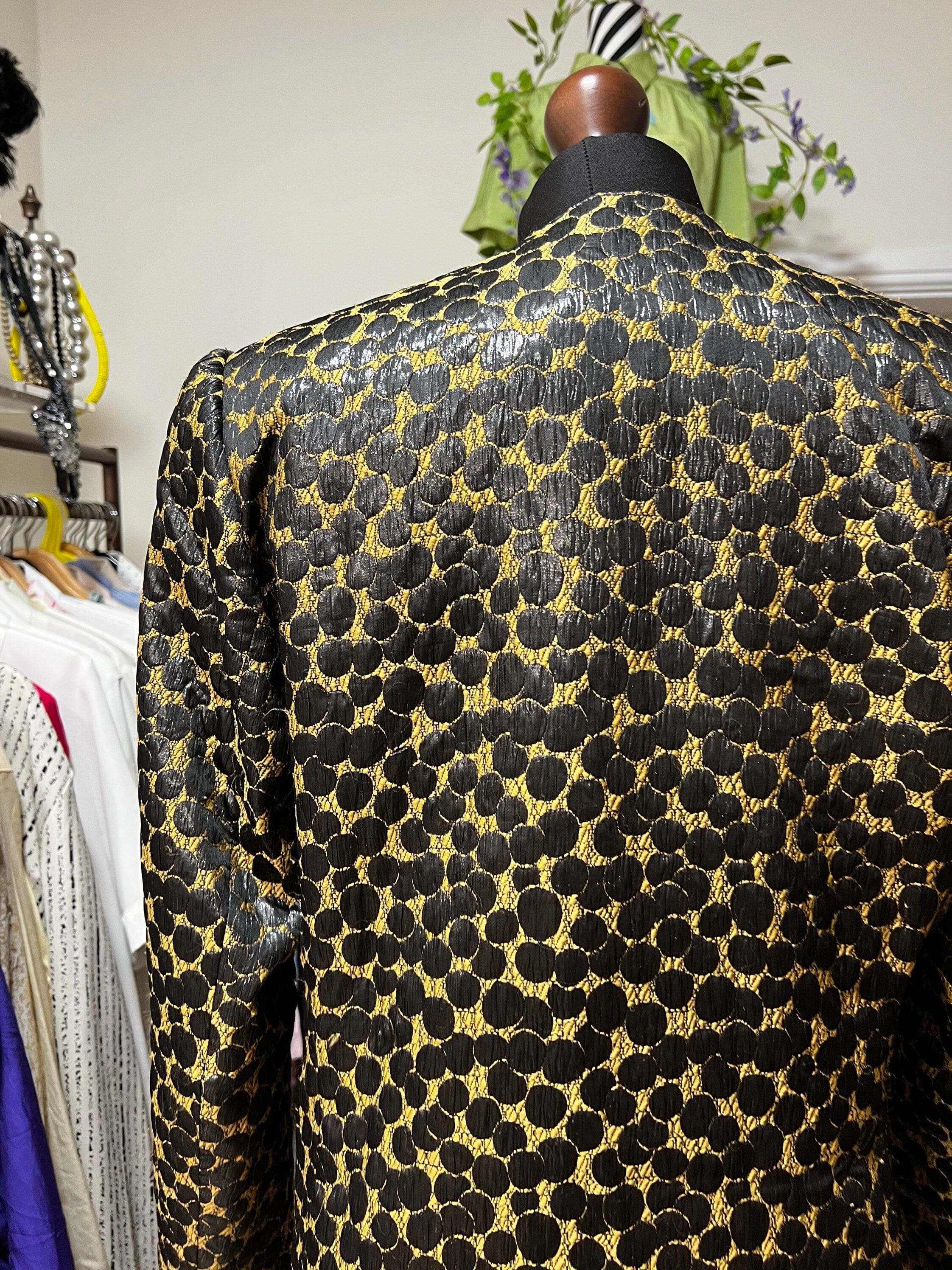 Leopard print outlet longline jacket