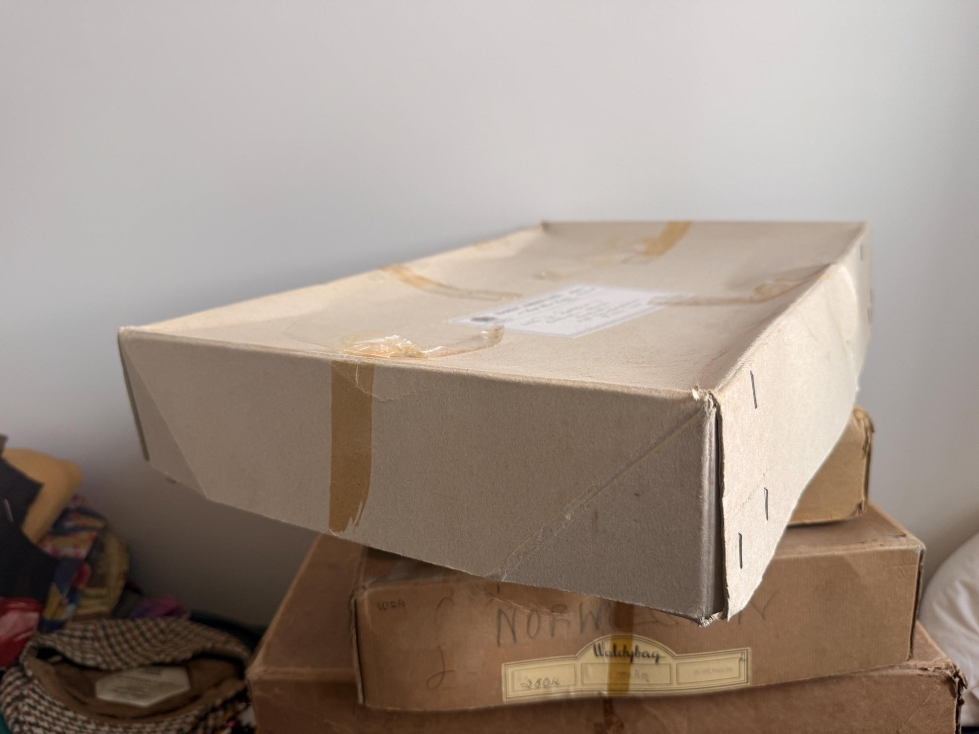 Vintage Hardy Amies Savile Row Presentation Box | Original Luxury Retail Packaging | Fashion Ephemera | 1995–2000