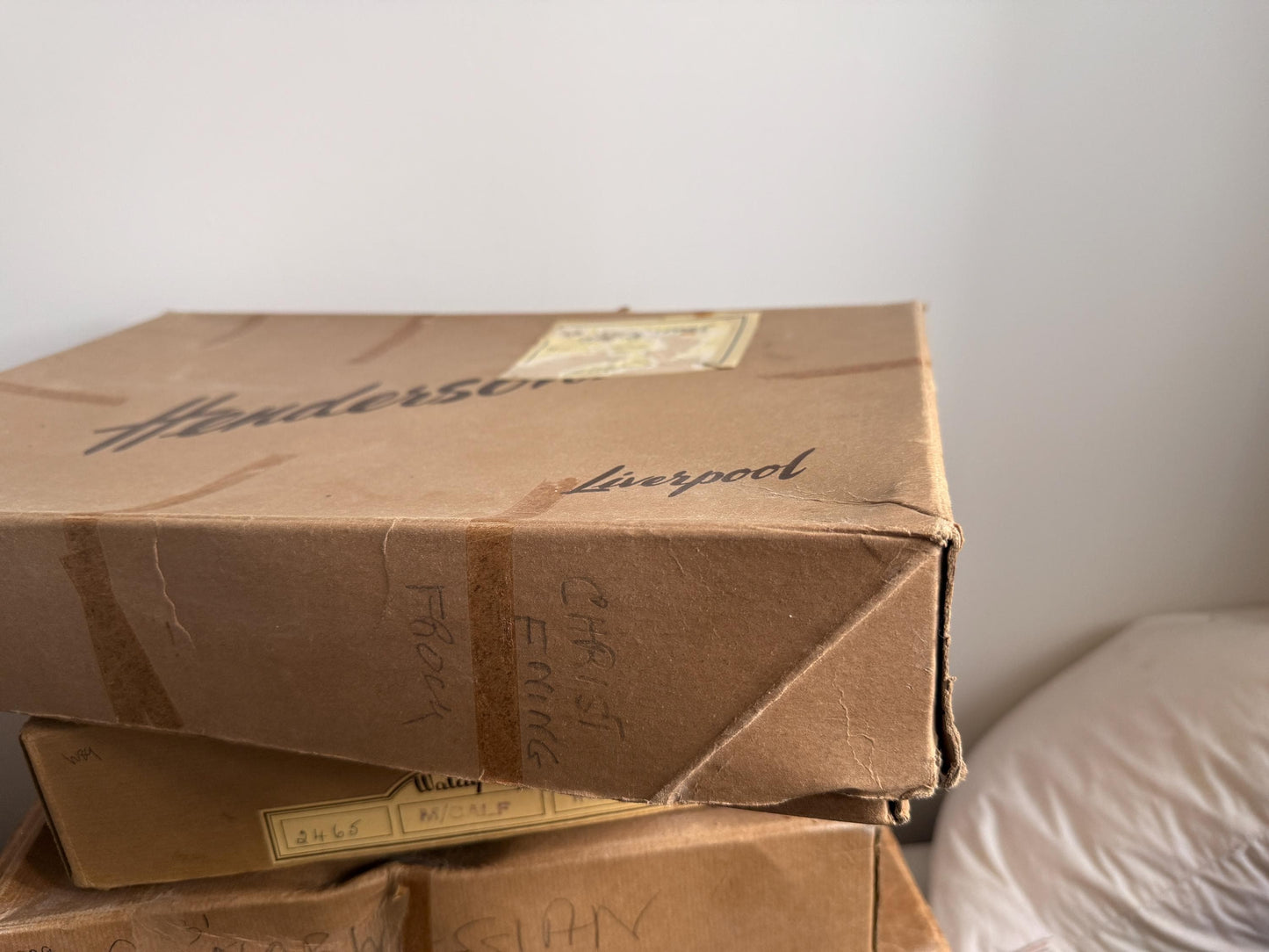 Vintage Henderson's Liverpool Presentation Box | Original Retail Packaging, Tissue Paper, Fashion Ephemera