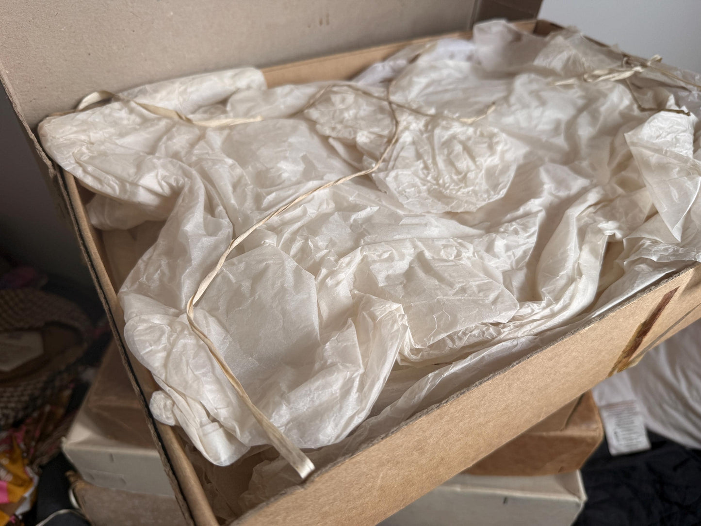 Vintage Henderson's Liverpool Presentation Box | Original Retail Packaging, Tissue Paper, Fashion Ephemera