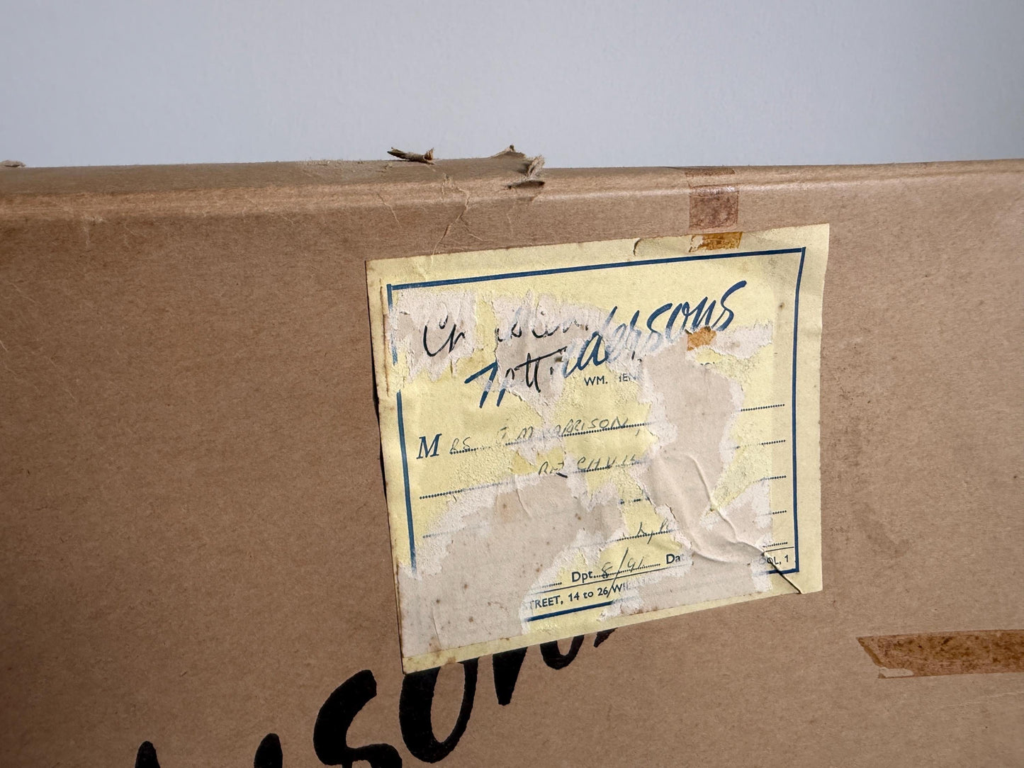 Vintage Henderson's Liverpool Presentation Box | Original Retail Packaging, Tissue Paper, Fashion Ephemera