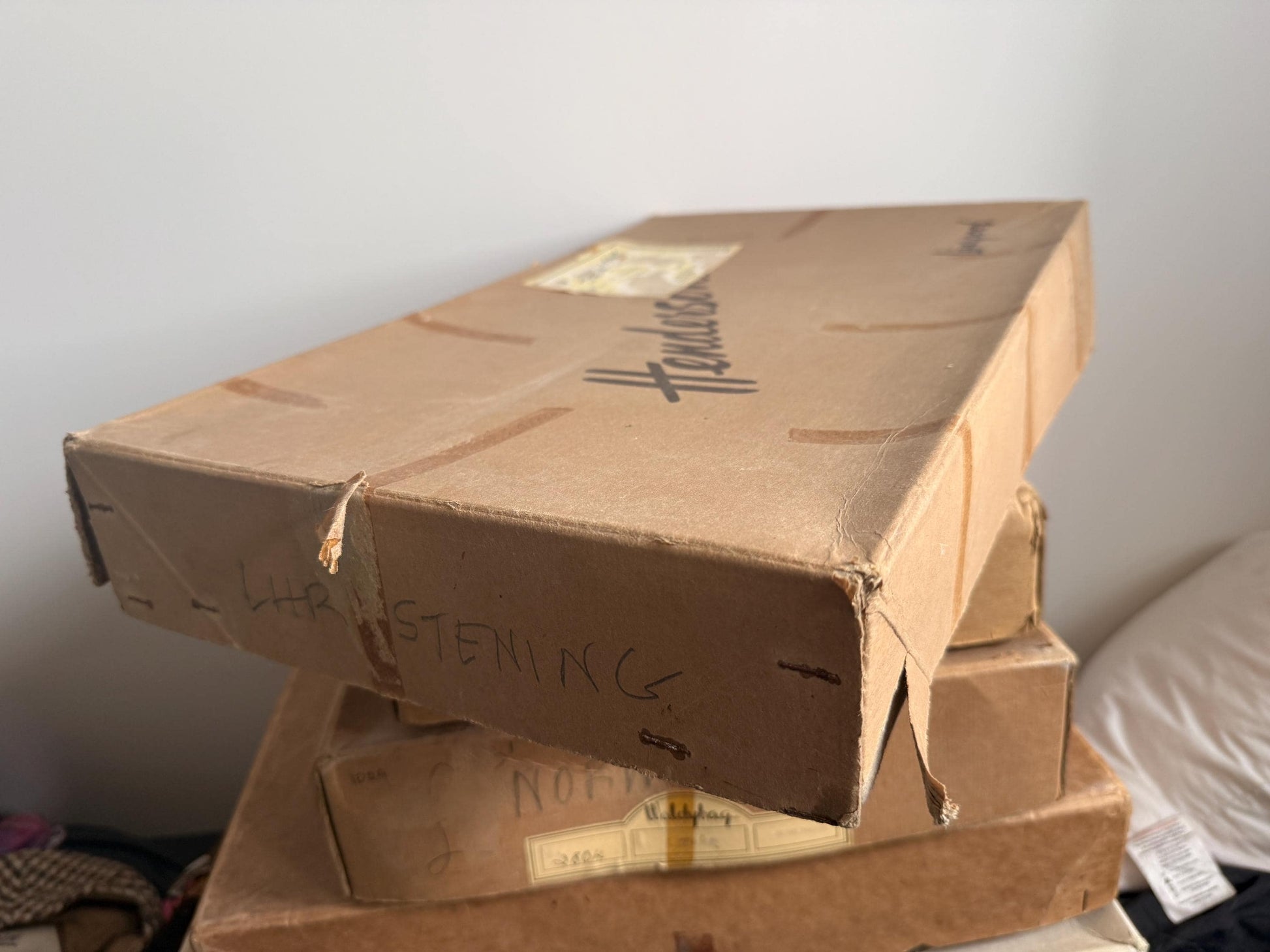 Vintage Henderson's Liverpool Presentation Box | Original Retail Packaging, Tissue Paper, Fashion Ephemera